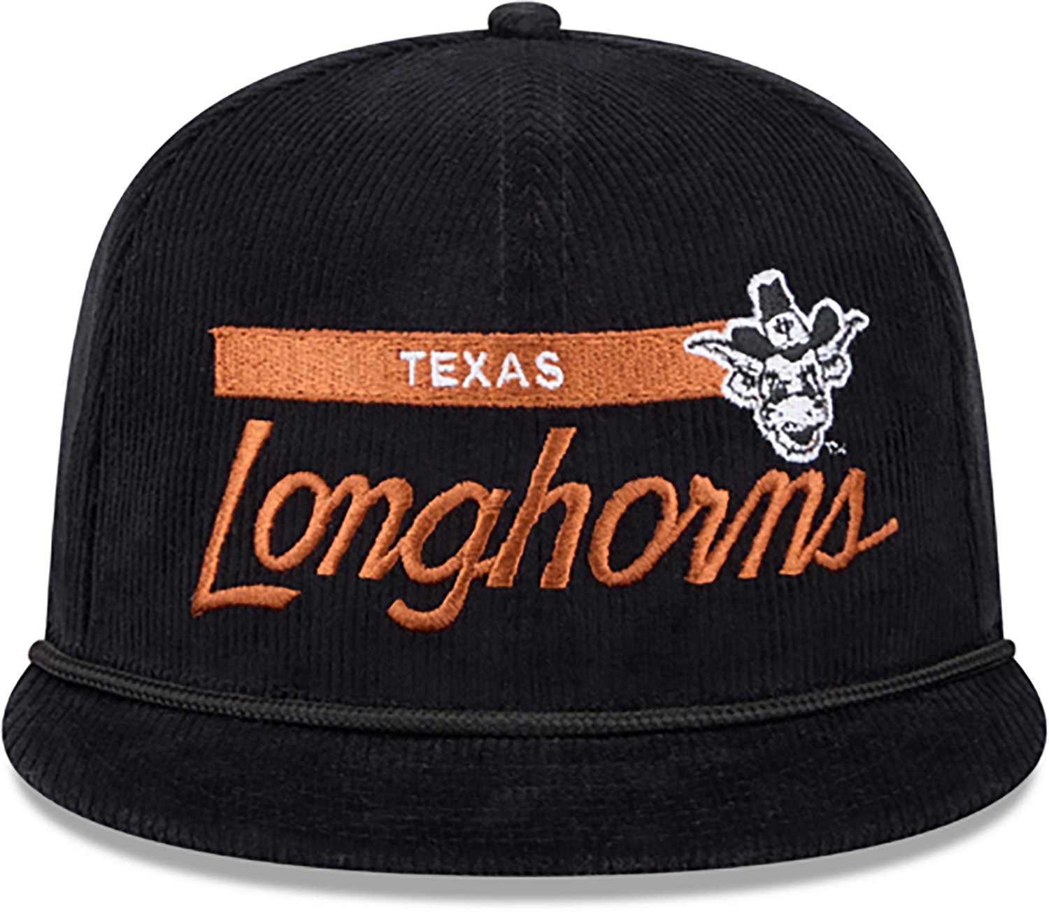 New Era Adults' University of Texas Cord Rope Snapback 9FIFTY Cap - view number 3