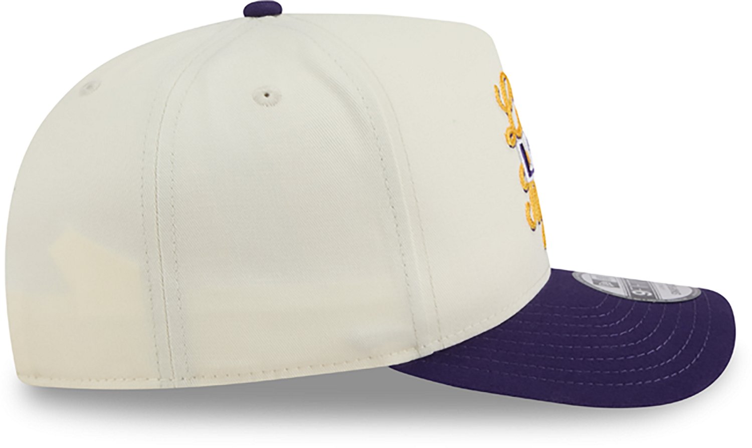 New Era Adults' Louisiana State University Chainstitch Snapback 9FIFTY A-Frame Cap - view number 5