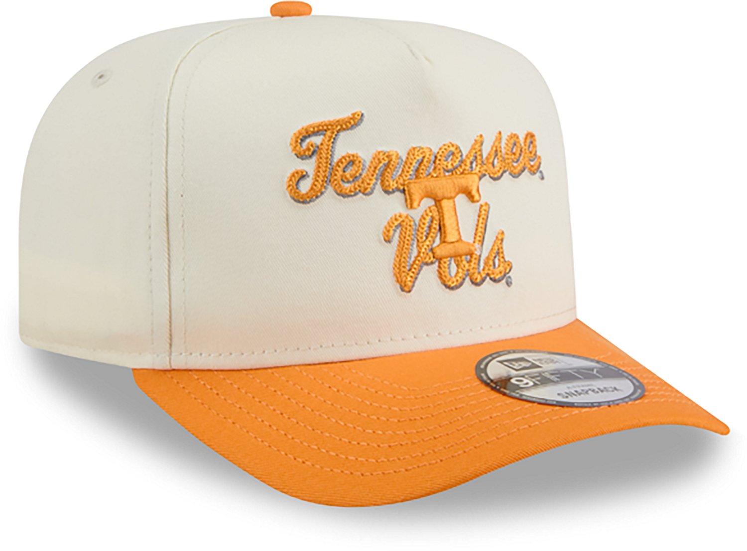 New Era Adults' University of Tennessee Chainstitch Snapback 9FIFTY A-Frame Cap - view number 3