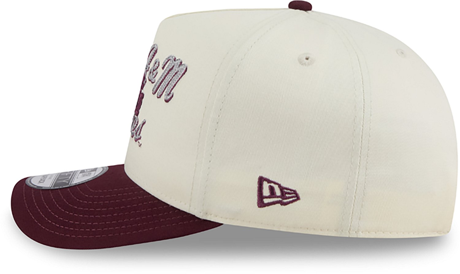 New Era Adults' Texas A&M University Chainstitch Snapback 9FIFTY A-Frame Cap - view number 4