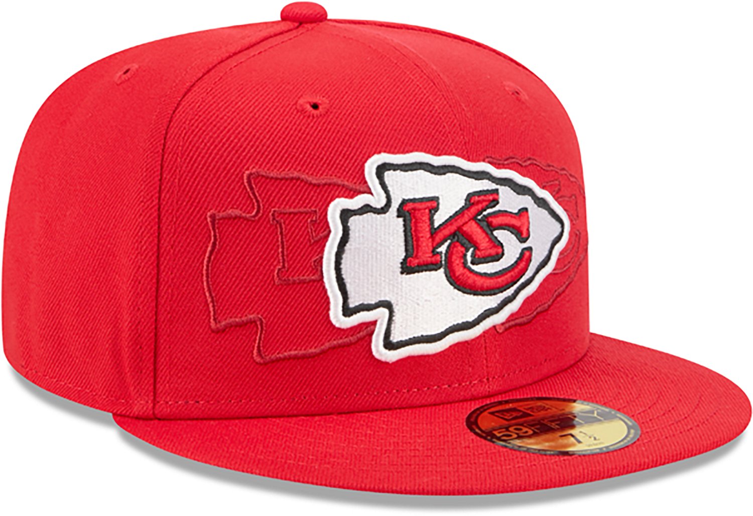New Era Men’s Kansas City Chiefs Tri Hit OTC 59FIFTY Cap  - view number 3