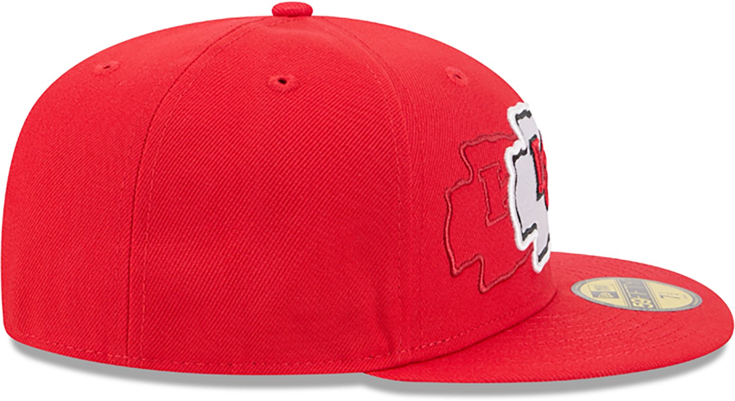 New Era Men’s Kansas City Chiefs Tri Hit OTC 59FIFTY Cap  - view number 5