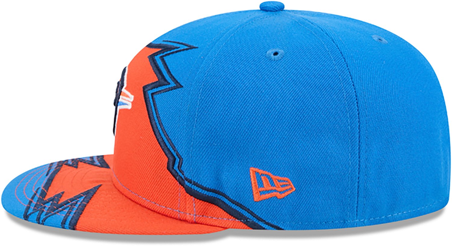 New Era Men's OKC Thunder Break Blue 59FIFTY Cap - view number 4