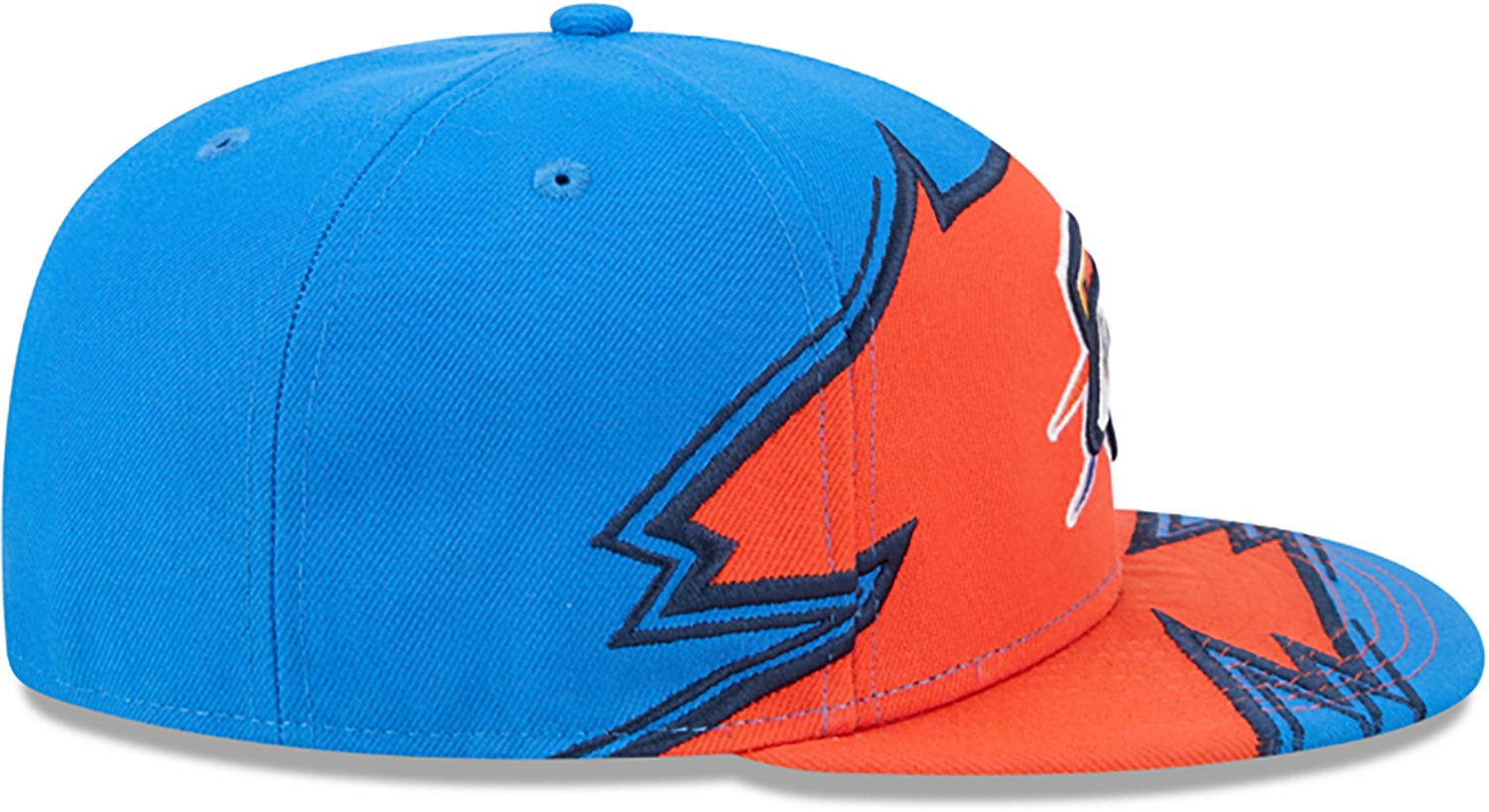 New Era Men's OKC Thunder Break Blue 59FIFTY Cap - view number 5