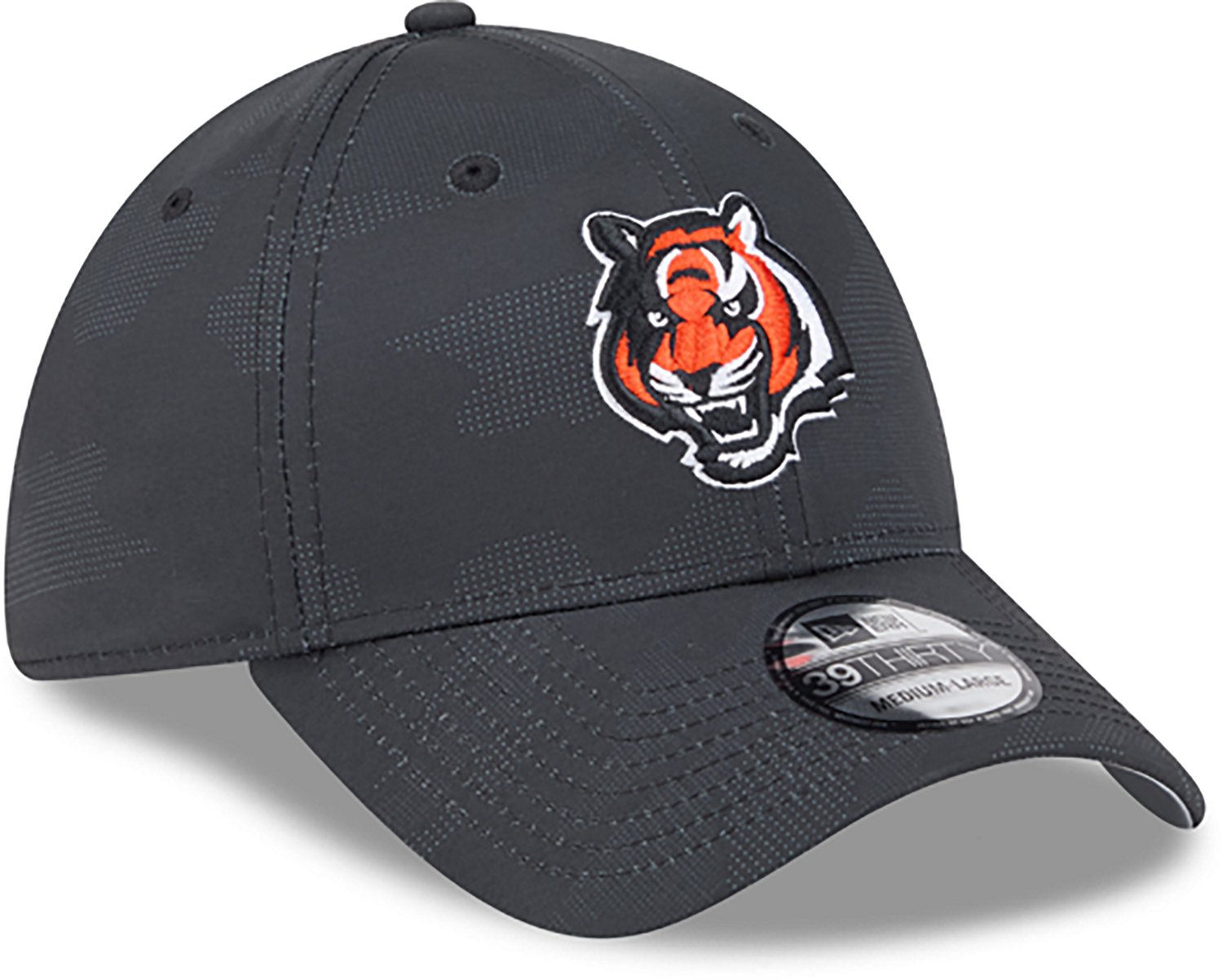 New Era Men's Bengals Tonal Camo OTC 39THIRTY Cap - view number 3
