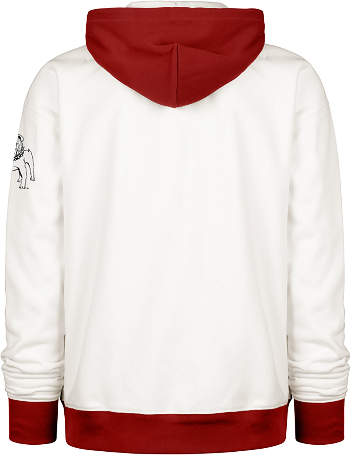 47 Brands Men's University of Georgia Bulldogs Skipper Original Hoodie - view number 2