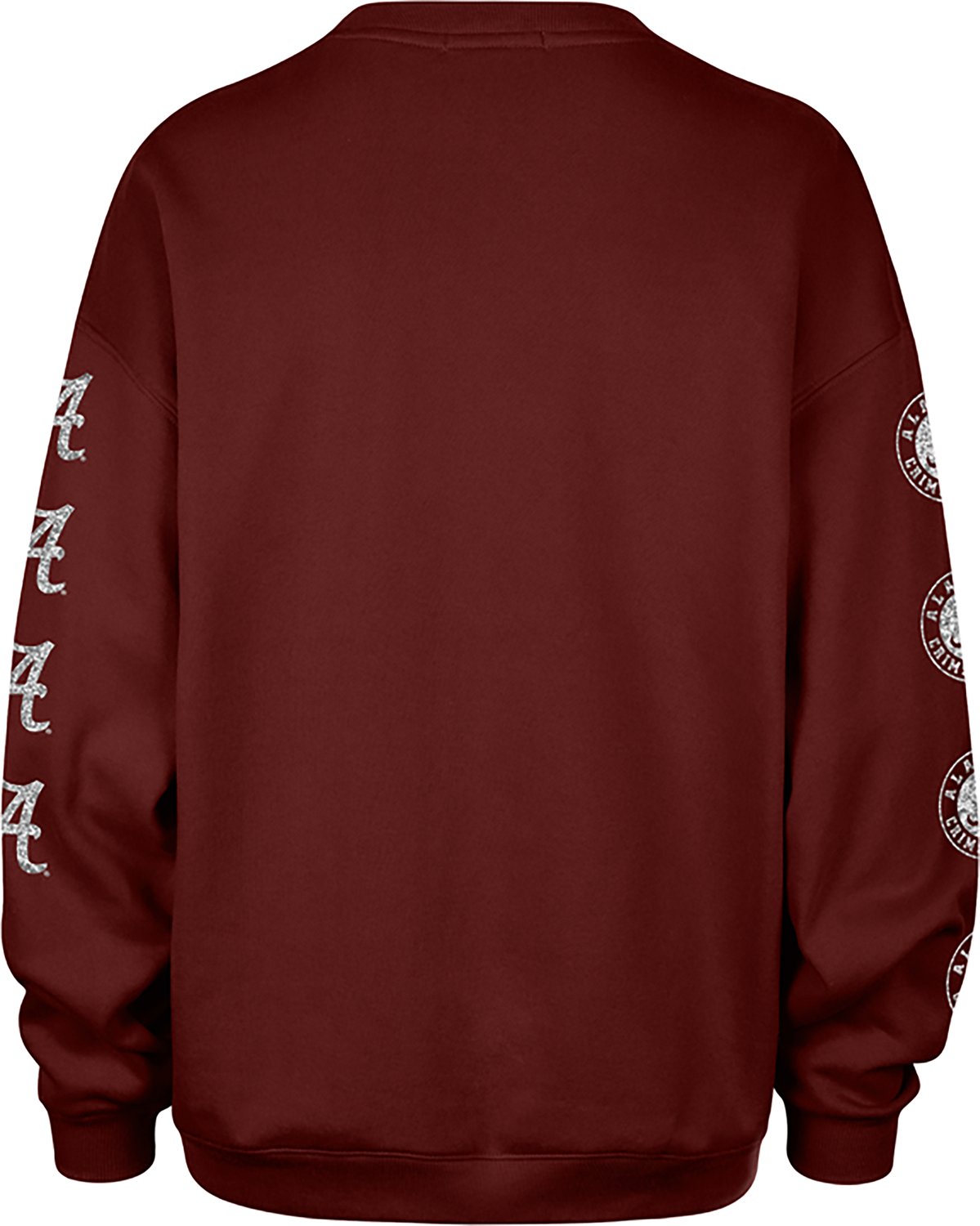 47 Brands Women's University of Alabama Crimson Tide Go Big Oversized Long Sleeve Crew Fleece - view number 2
