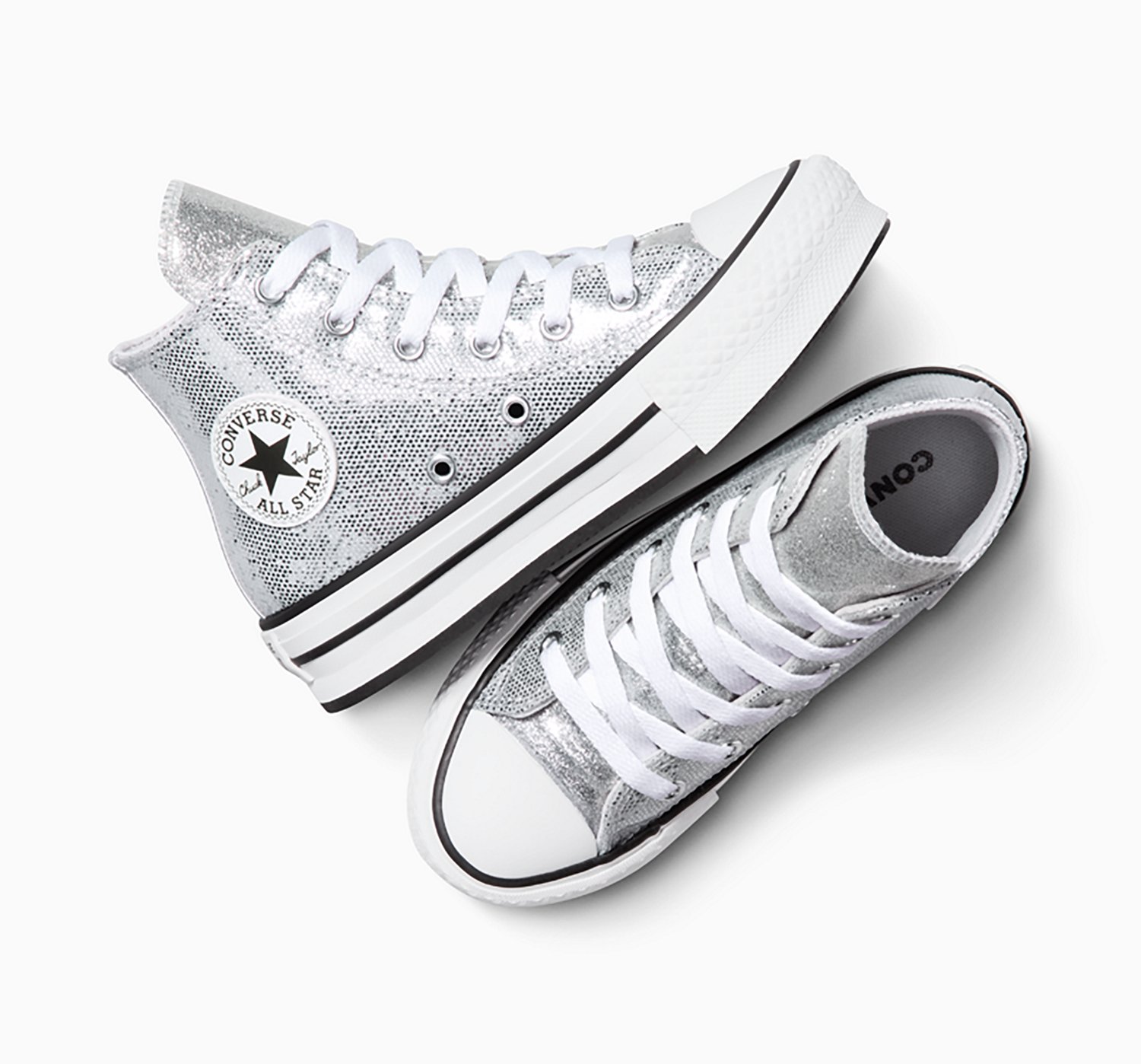 Converse Kids’ Chuck Taylor All Star Lift Disco Platform Shoes - view number 6