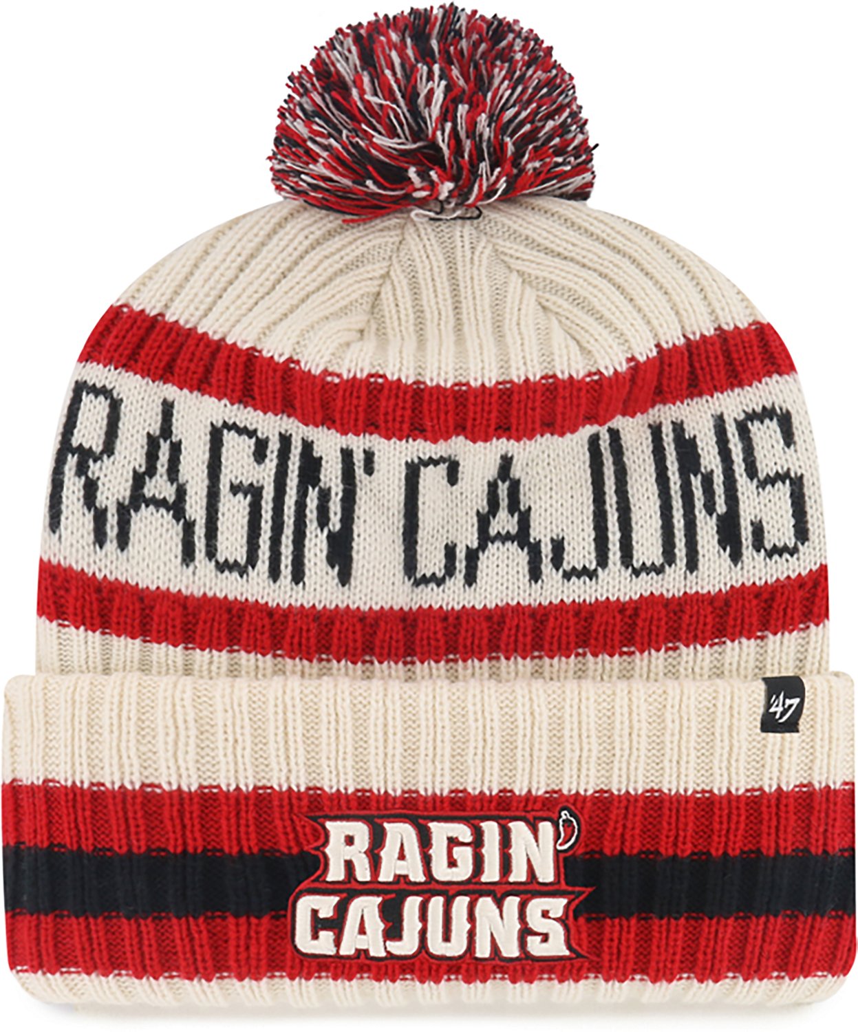 47 Louisiana-Lafayette Bering Cuff Knit Cap