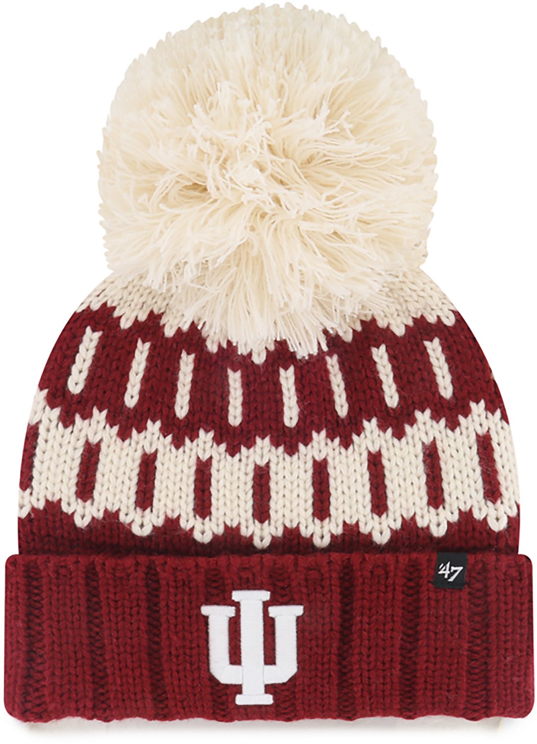 47 Brands Adults' University of Indiana Hoosiers Felicity Cuff Knit Beanie