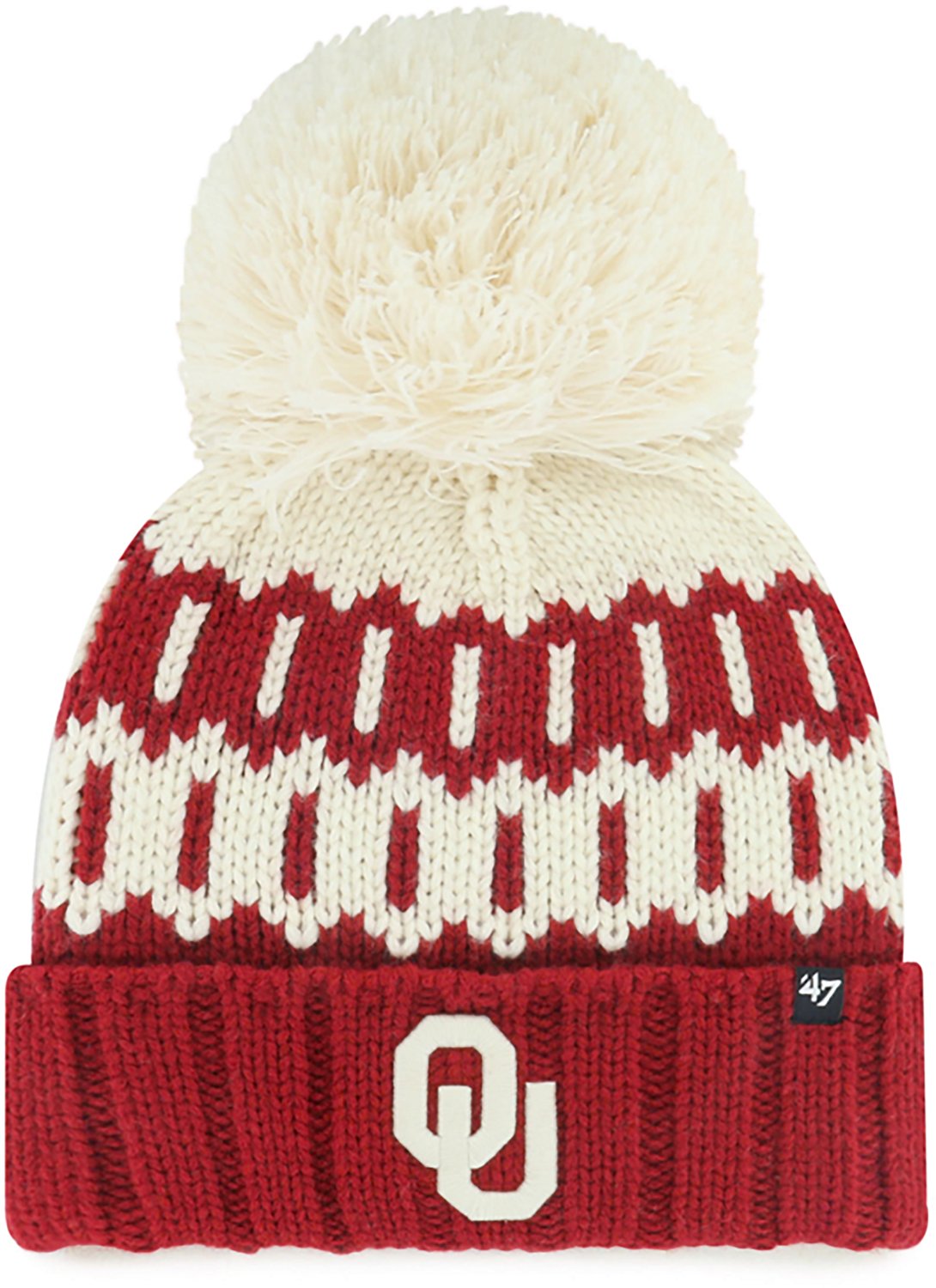 47 Brands Adults' University of Oklahoma Sooners Felicity Cuff Knit Beanie - view number 1