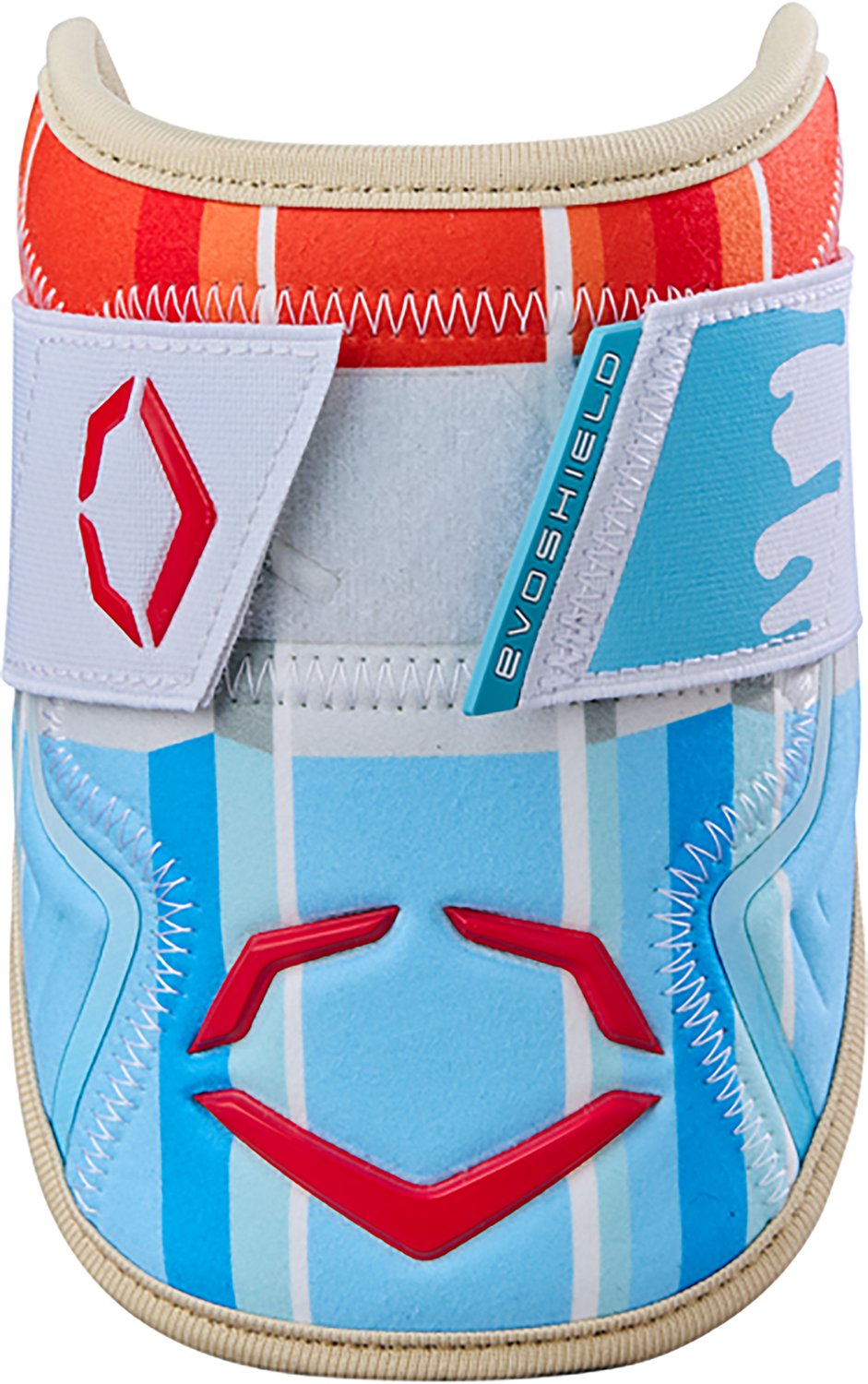 EvoShield Adults’ X-SRZ™ Red, White & Ice Batter’s Elbow Guard - view number 2