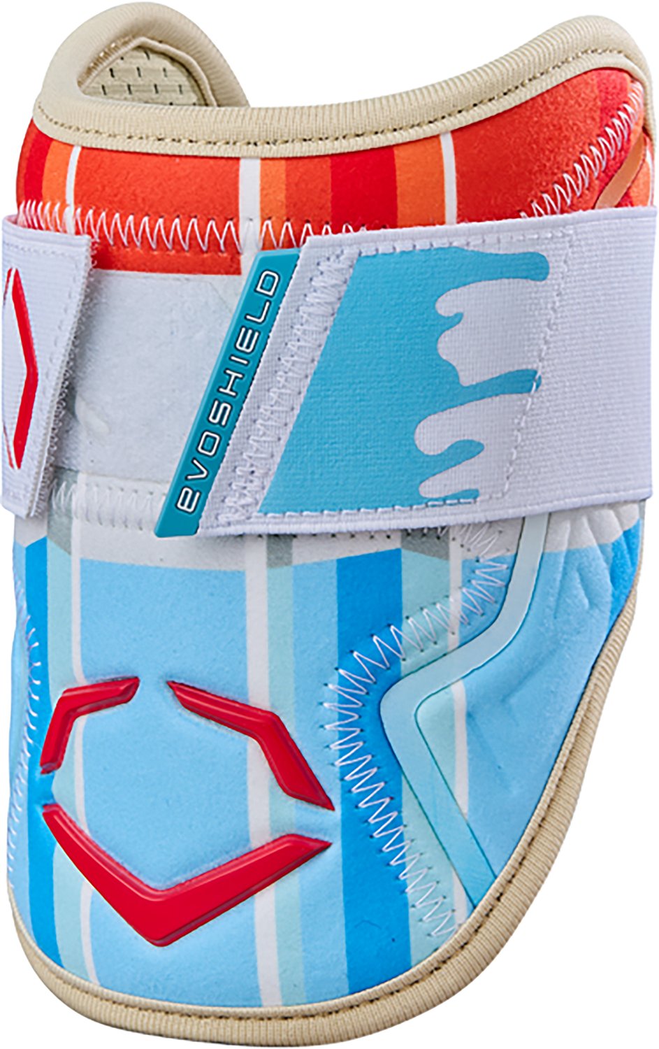 EvoShield Adults’ X-SRZ™ Red, White & Ice Batter’s Elbow Guard - view number 3