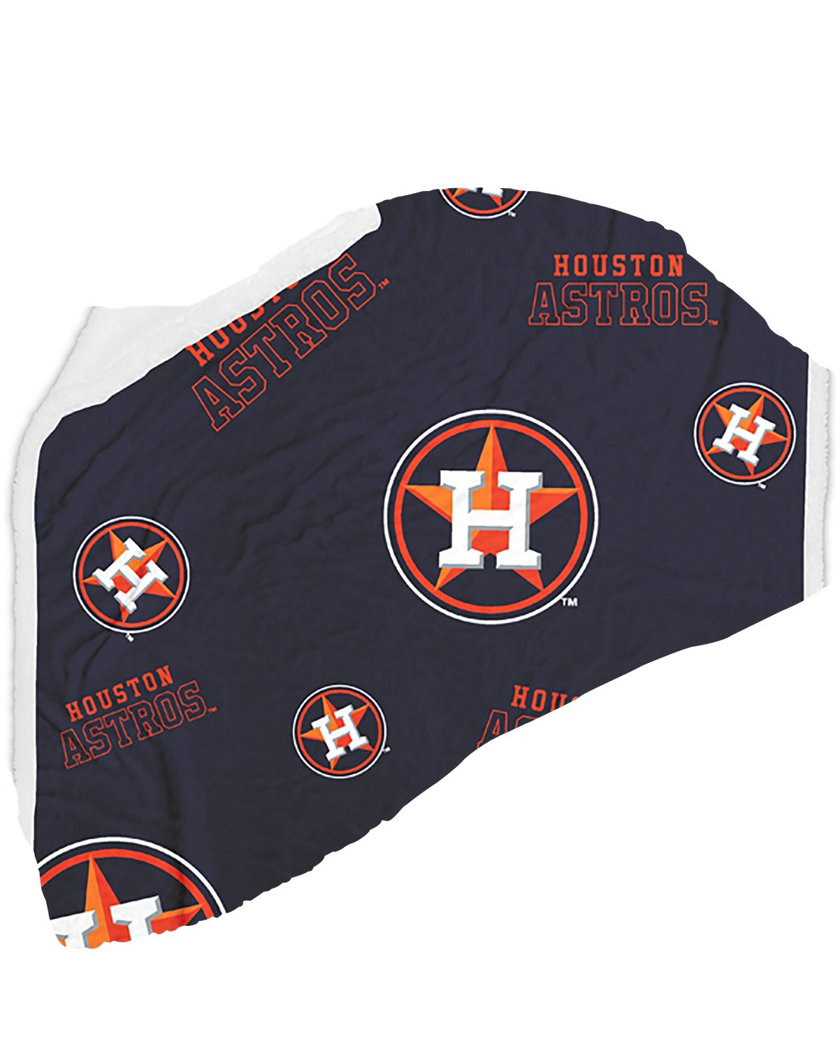 LOGO Astros Overtime Plush Sherpa Throw 50x60