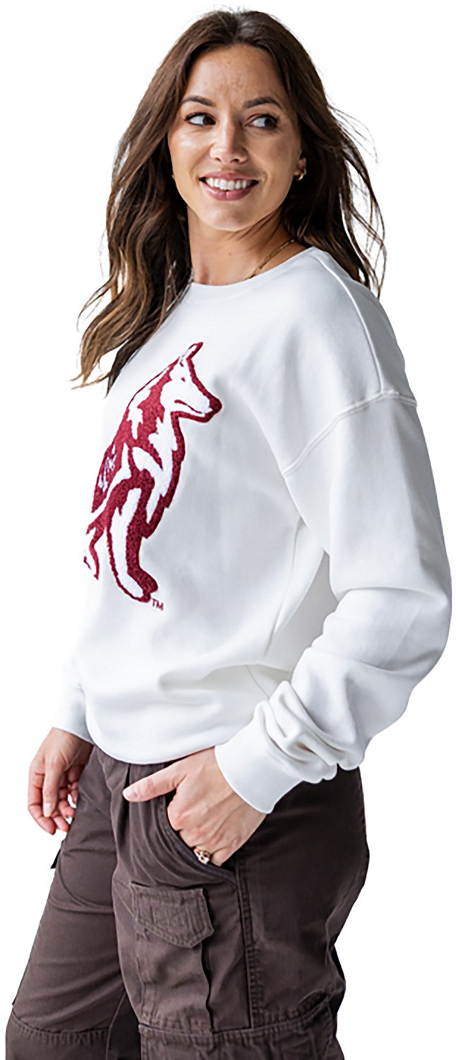 Gameday Social Women's Texas A&M Mascot Chenille Comfort Crew Sweatshirt - view number 3