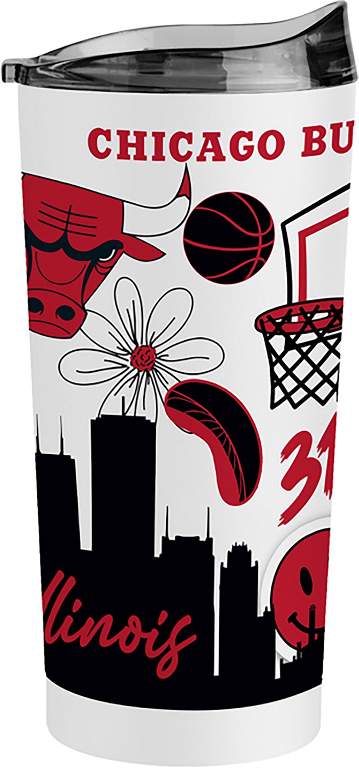 Logo Brands Chicago Bulls Native Powder Coat 20 oz. Tumbler - view number 2