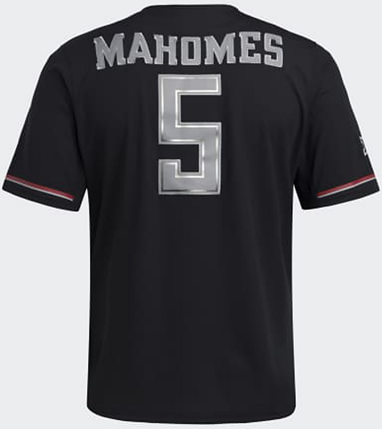 adidas Men's Texas Tech University Patrick Mahomes Strategy Full Button Baseball Jersey - view number 2