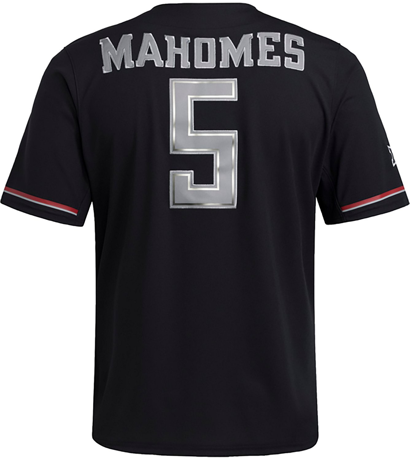 adidas Men's Texas Tech University Patrick Mahomes Strategy Full Button Baseball Jersey - view number 2