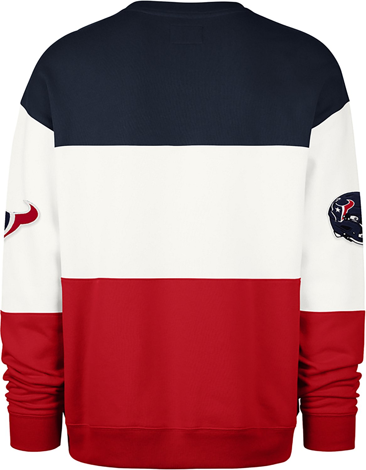 47 Brands Men's Houston Texans Breeze By Maximalist Long Sleeve Crew - view number 2