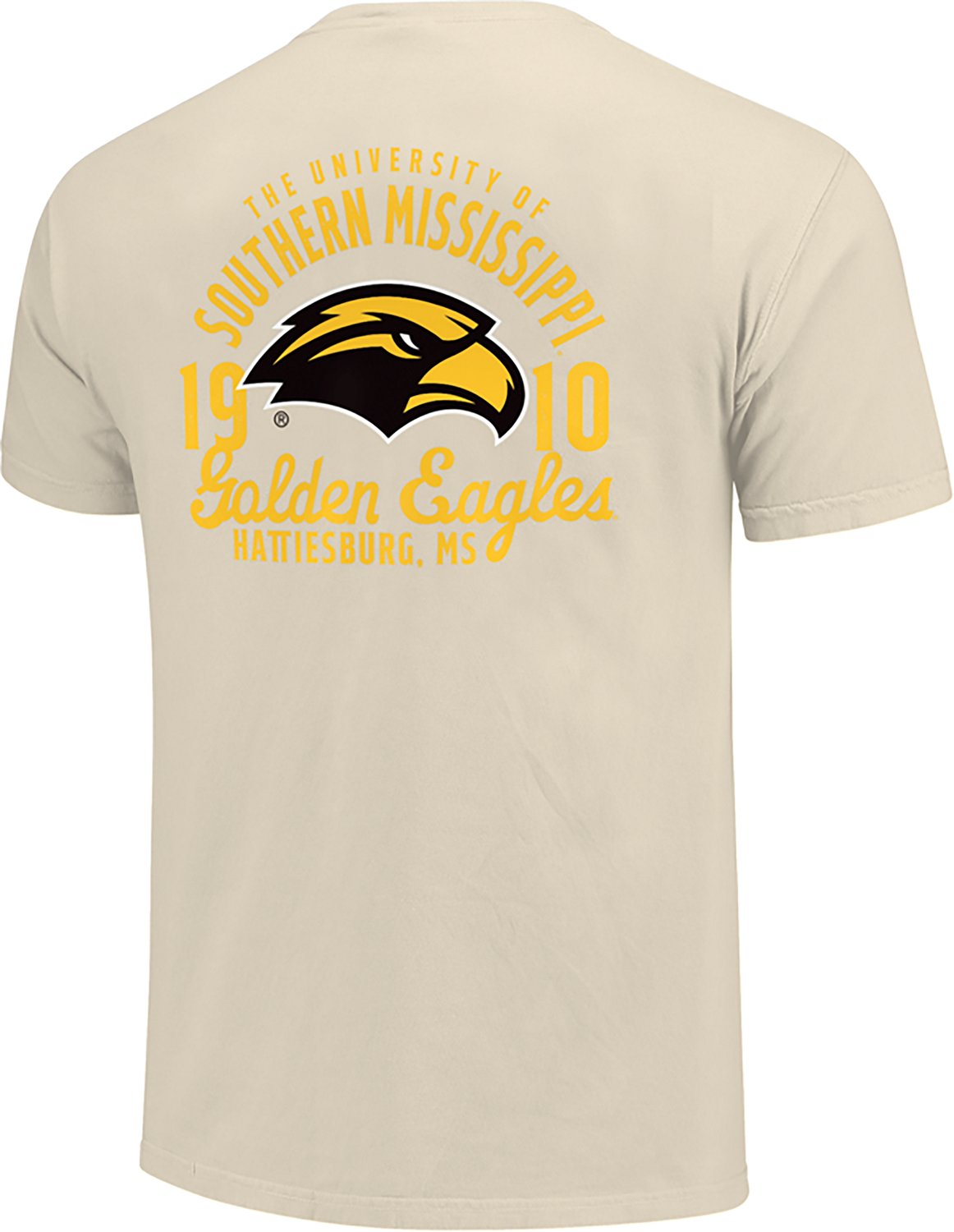 Image One Men's University of Southern Mississippi Mascot Overlay Graphic T-shirt - view number 3