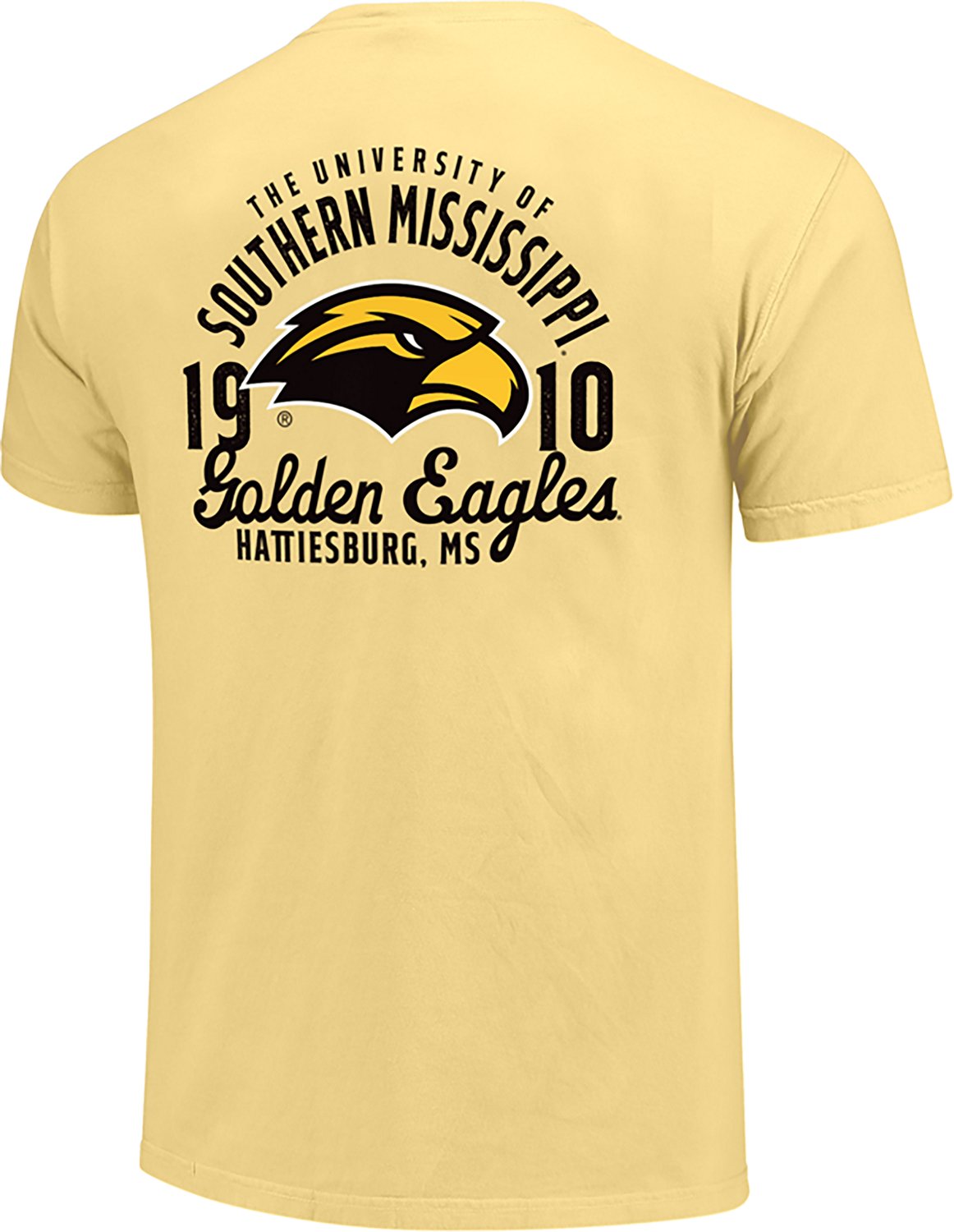 Image One Men's University of Southern Mississippi Mascot Overlay Graphic T-shirt - view number 3