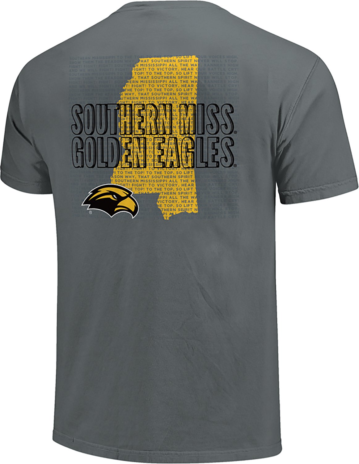 Image One Men's University of Southern Mississippi Fight Song State Graphic T-shirt - view number 3