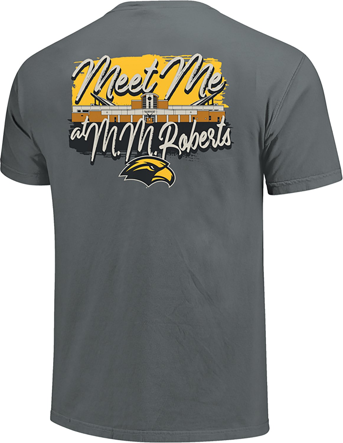 Image One Men's University of Southern Mississippi Meet Me Stadium Graphic T-shirt - view number 3