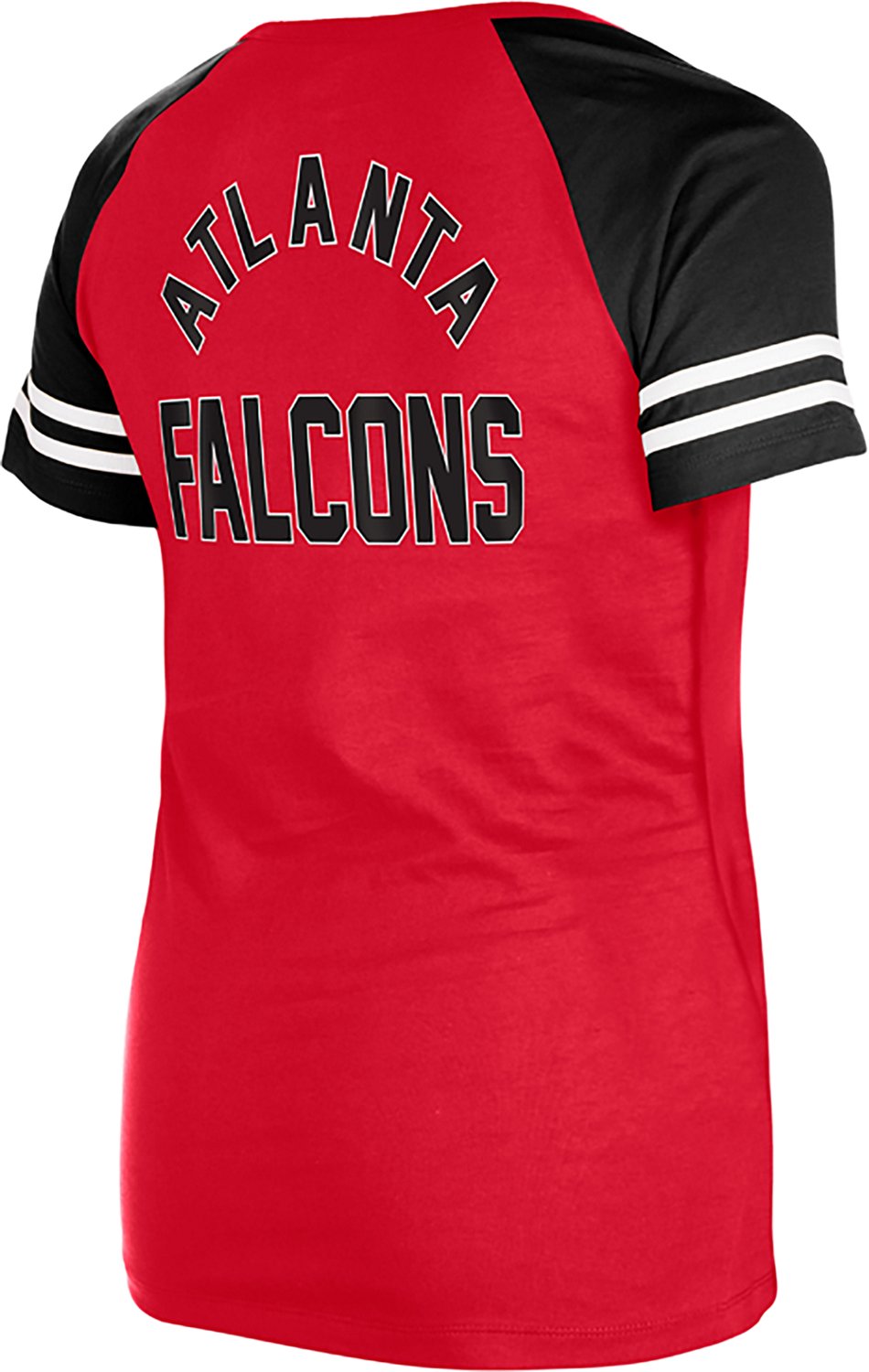 New Era Women's Atlanta Falcons Notch Neck Short Sleeve T-Shirt - view number 4
