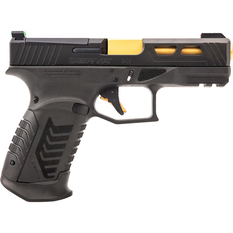 Derya DY9 Gold, Striker-Fired, 9mm, 3.86" Barrel, Optic Ready, 15+1 Rounds