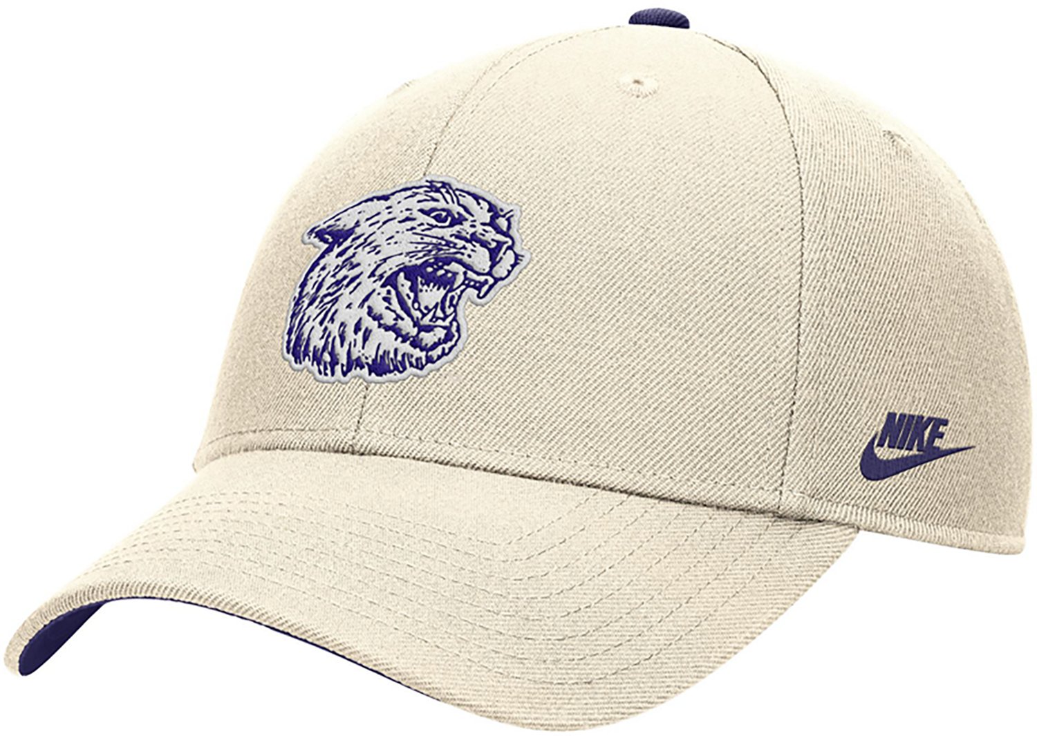 Nike Men's Kansas State Natural Mascot Structured Adjustable Cap