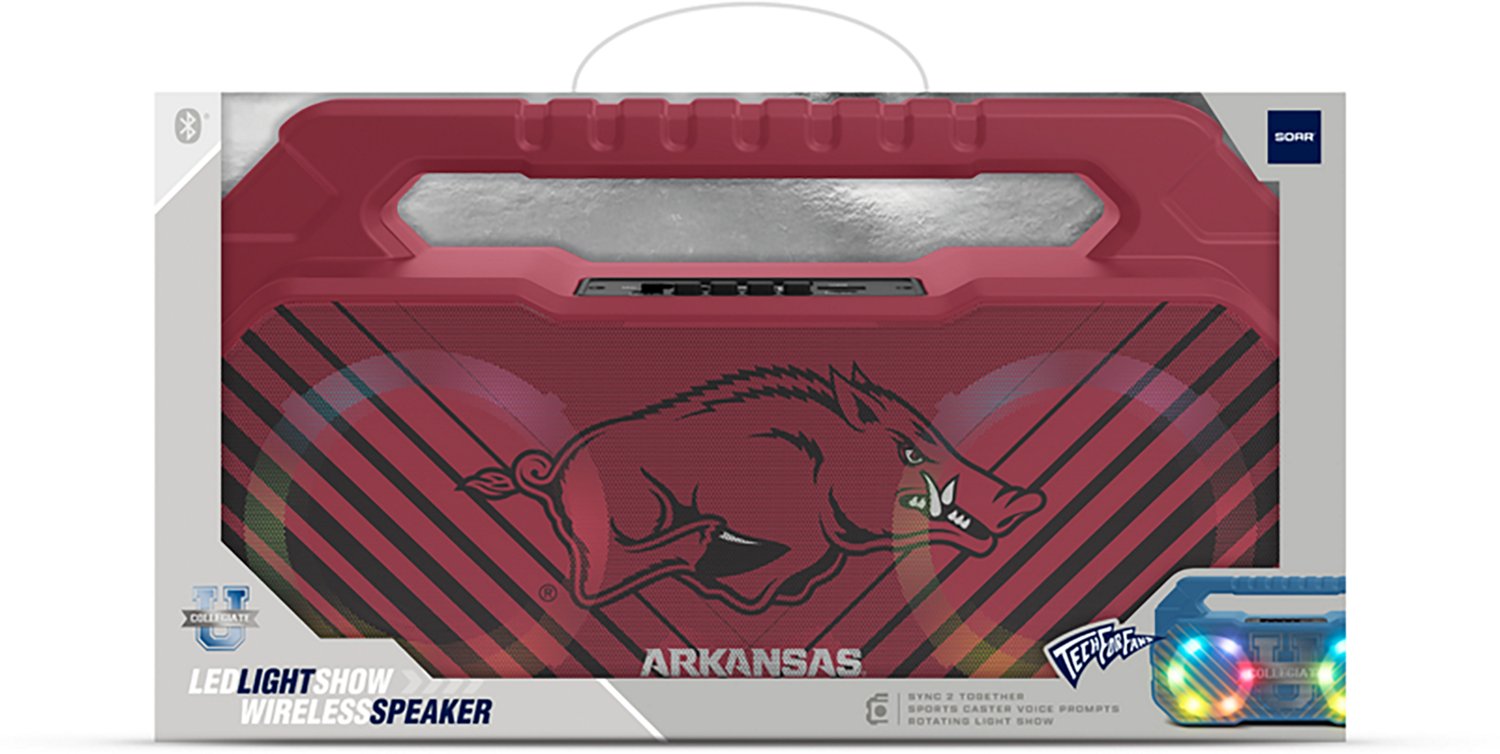 Prime Brands Group (PBG) Arkansas Razorbacks LED Boombox Speaker - view number 3