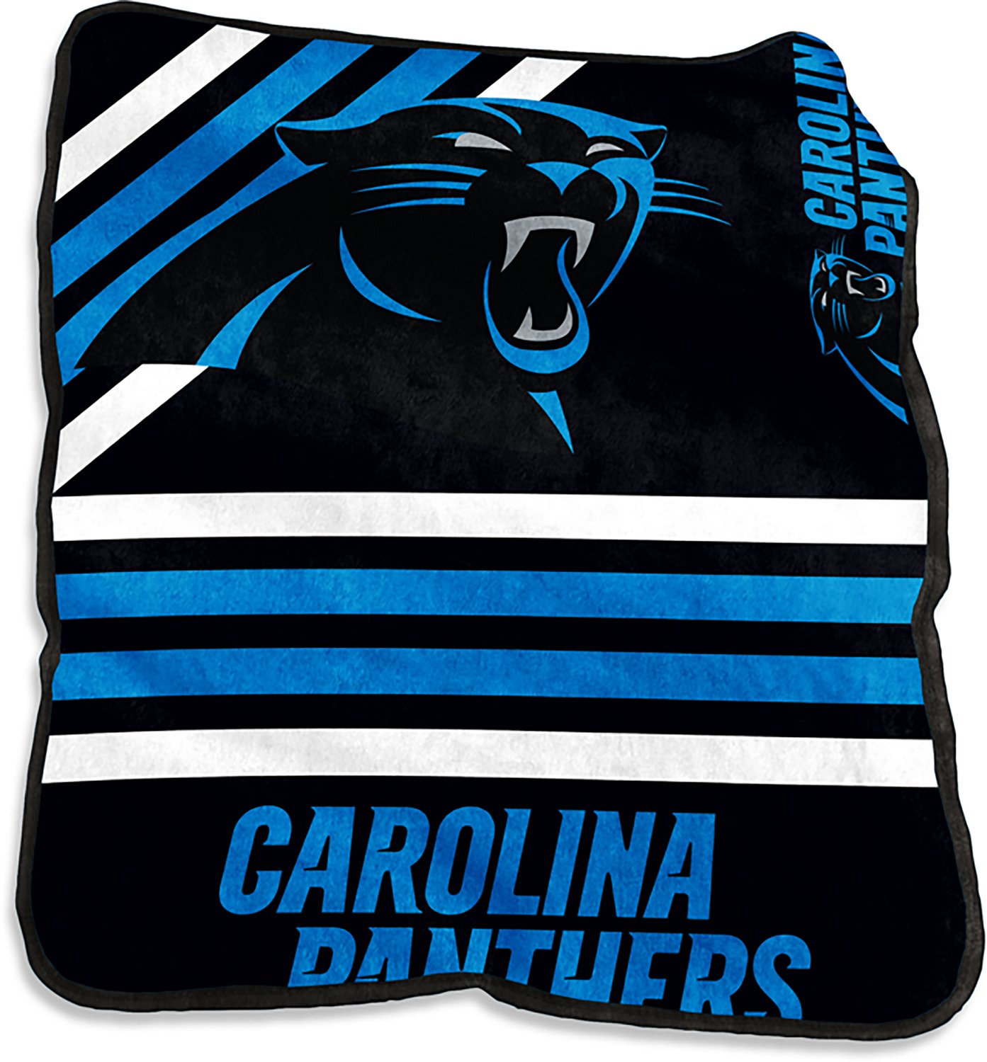 Logo Panthers Raschel Throw Blanket
