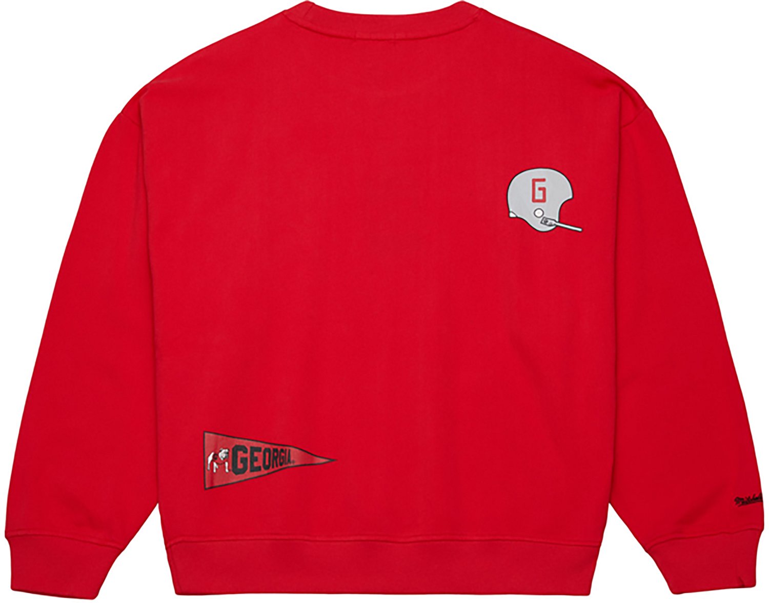 Mitchell & Ness Women's Georgia Bulldogs 4 Hit Long Sleeve Crewneck T-shirt - view number 2