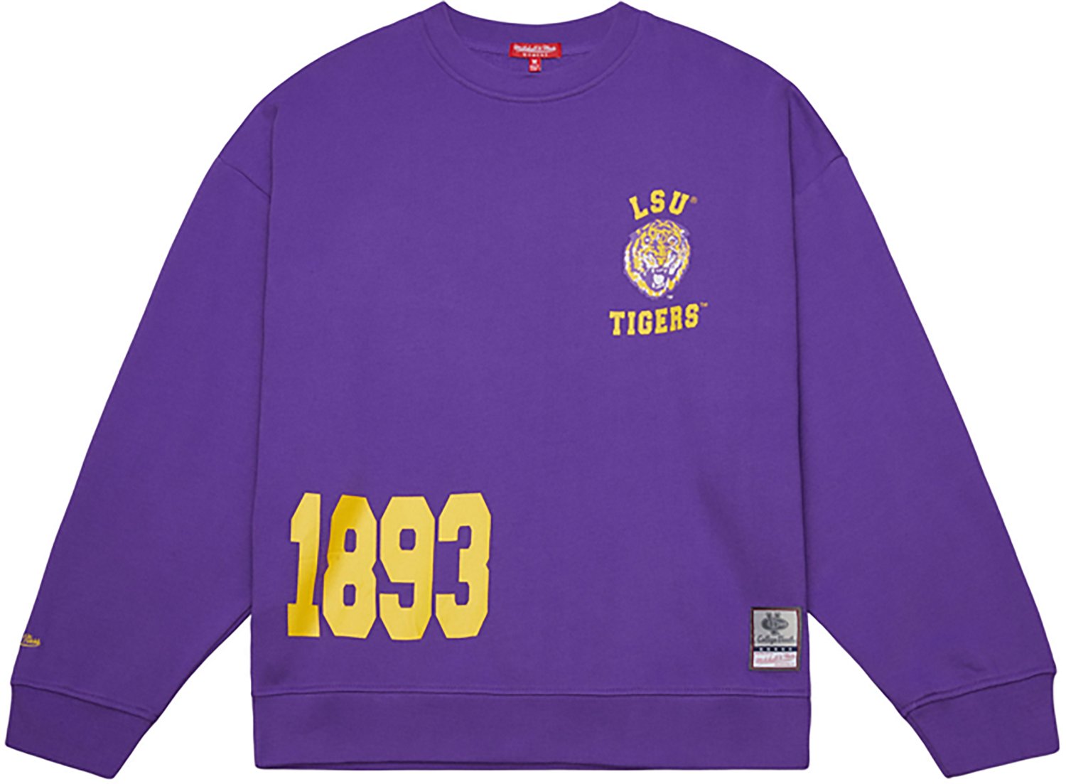 Mitchell & Ness Women's LSU Tigers 4 Hit Long Sleeve Crewneck T-shirt