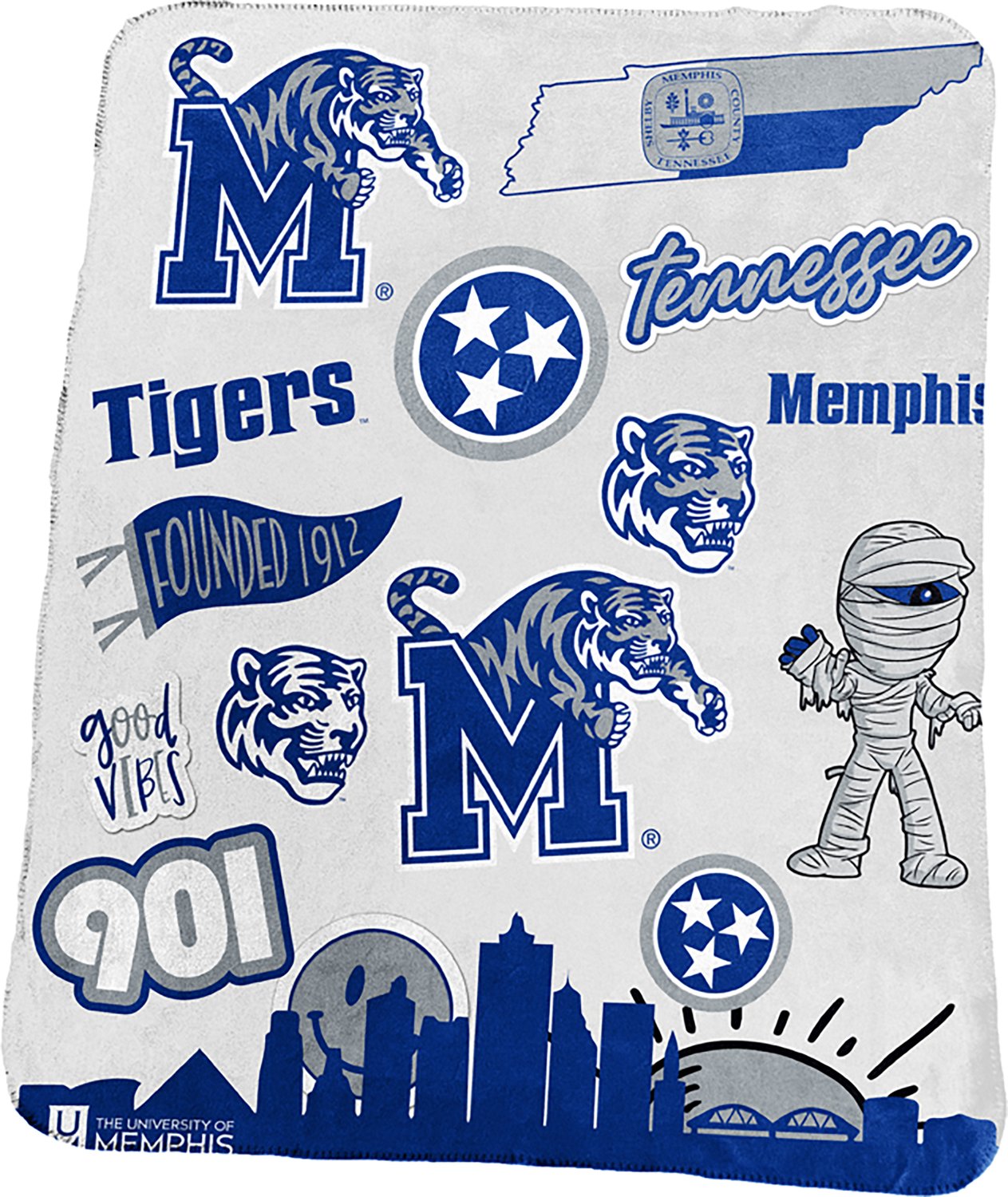 LOGO Memphis Deluxe Native Fleece 50x60