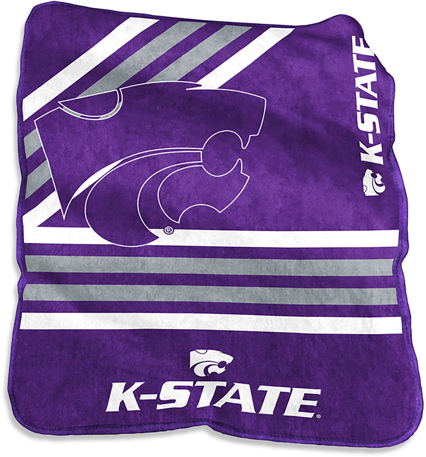 Logo Brands Kansas State Raschel Throw