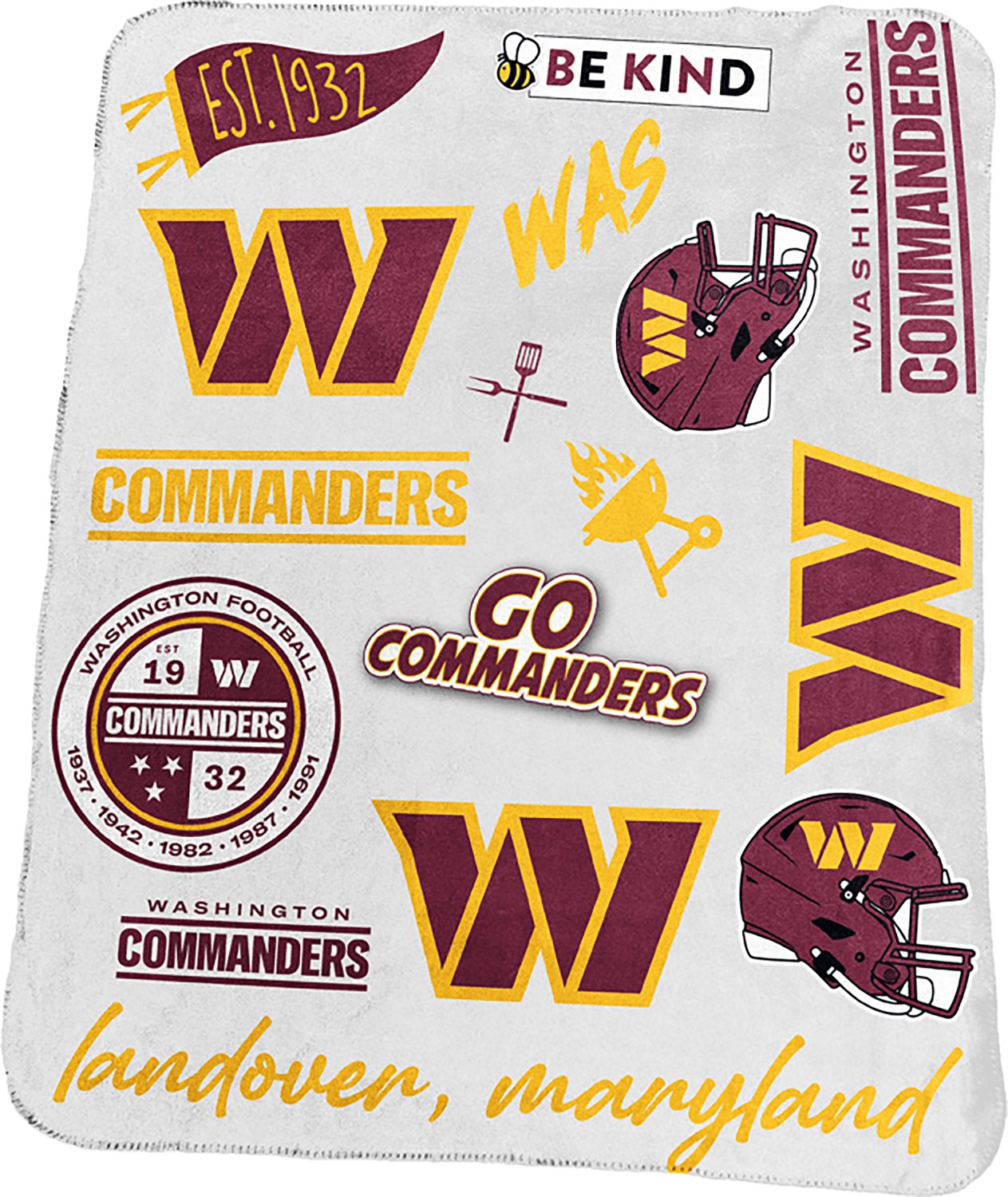 LOGO Commanders Deluxe Native Fleece 50x60 - view number 1