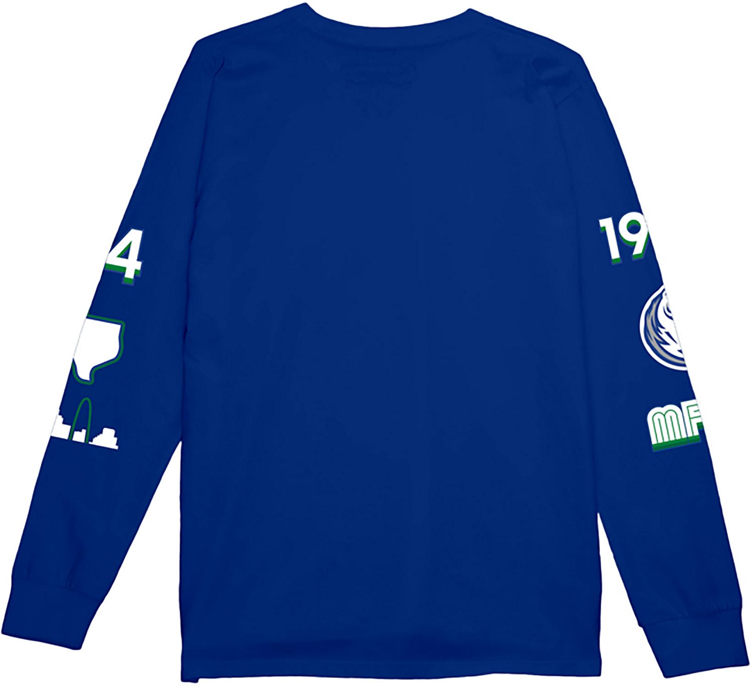 Mitchell & Ness Men's Dallas Mavericks Sleeve Hit Long Sleeve Graphic T-shirt - view number 2