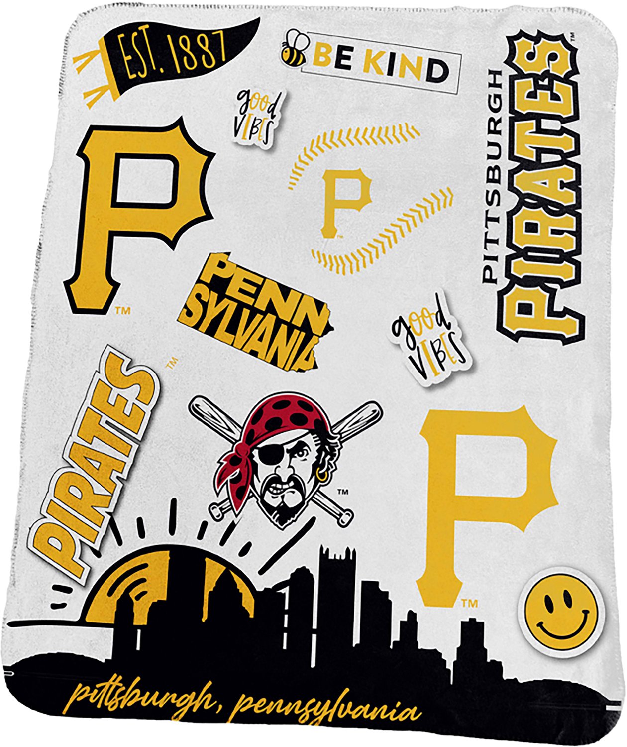 LOGO Pirates Deluxe Native Fleece 50x60