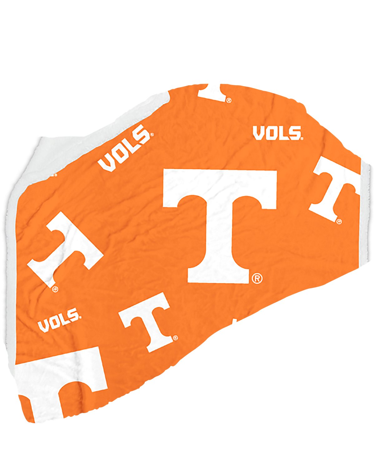 Logo University of Tennessee 50 in x 60 in Overtime Plush Sherpa Throw - view number 1