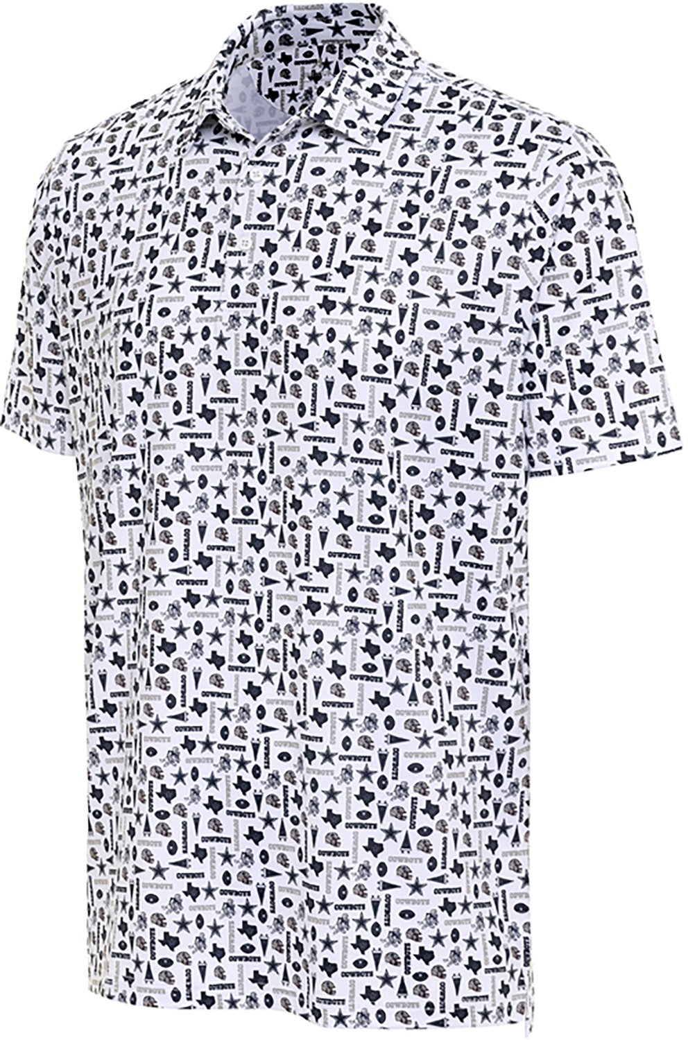 Antigua Men's Dallas Cowboys Lateral Polo Shirt