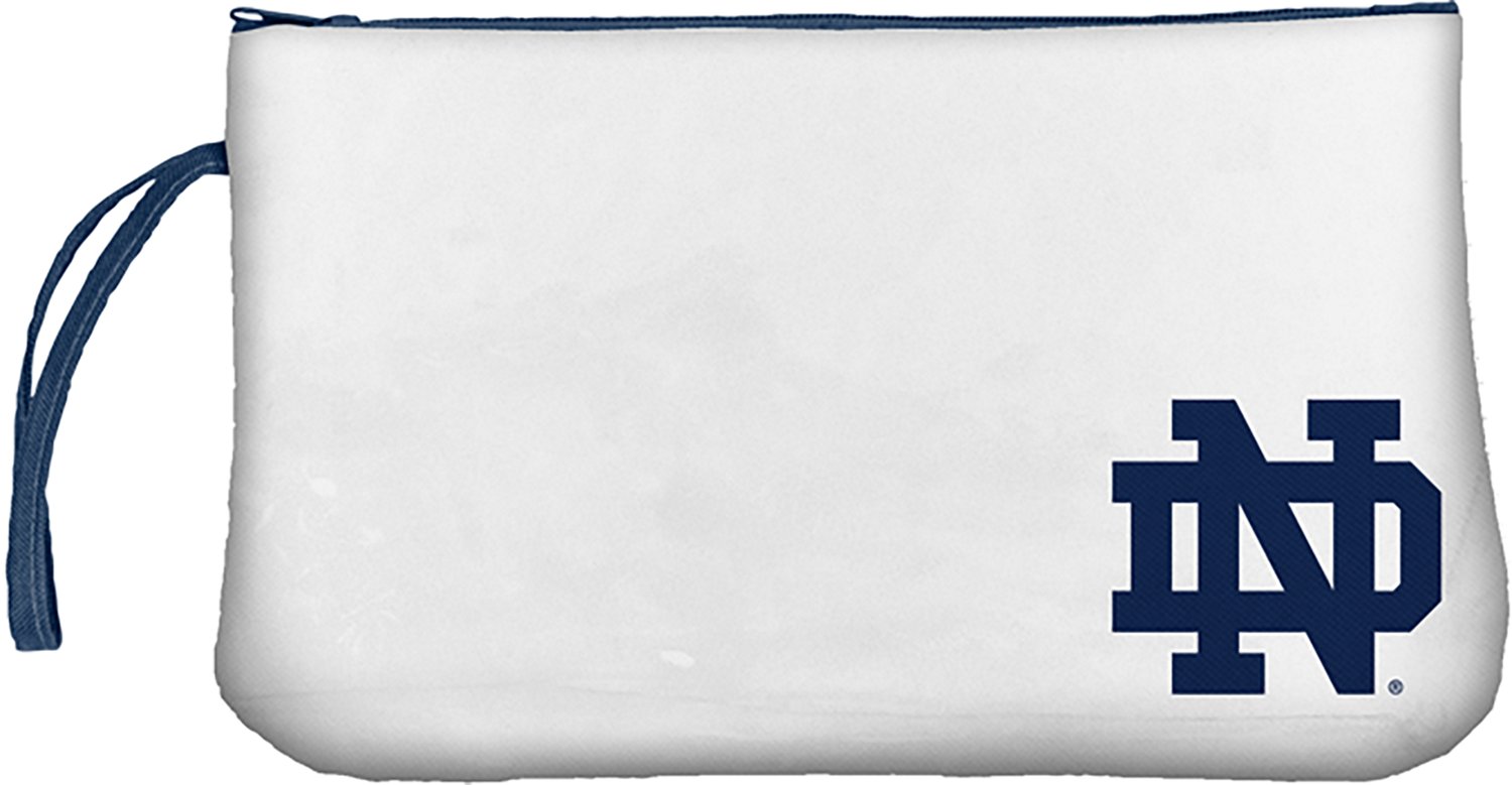 Logo Brands Notre Dame Fighting Irish Clear Wristlet