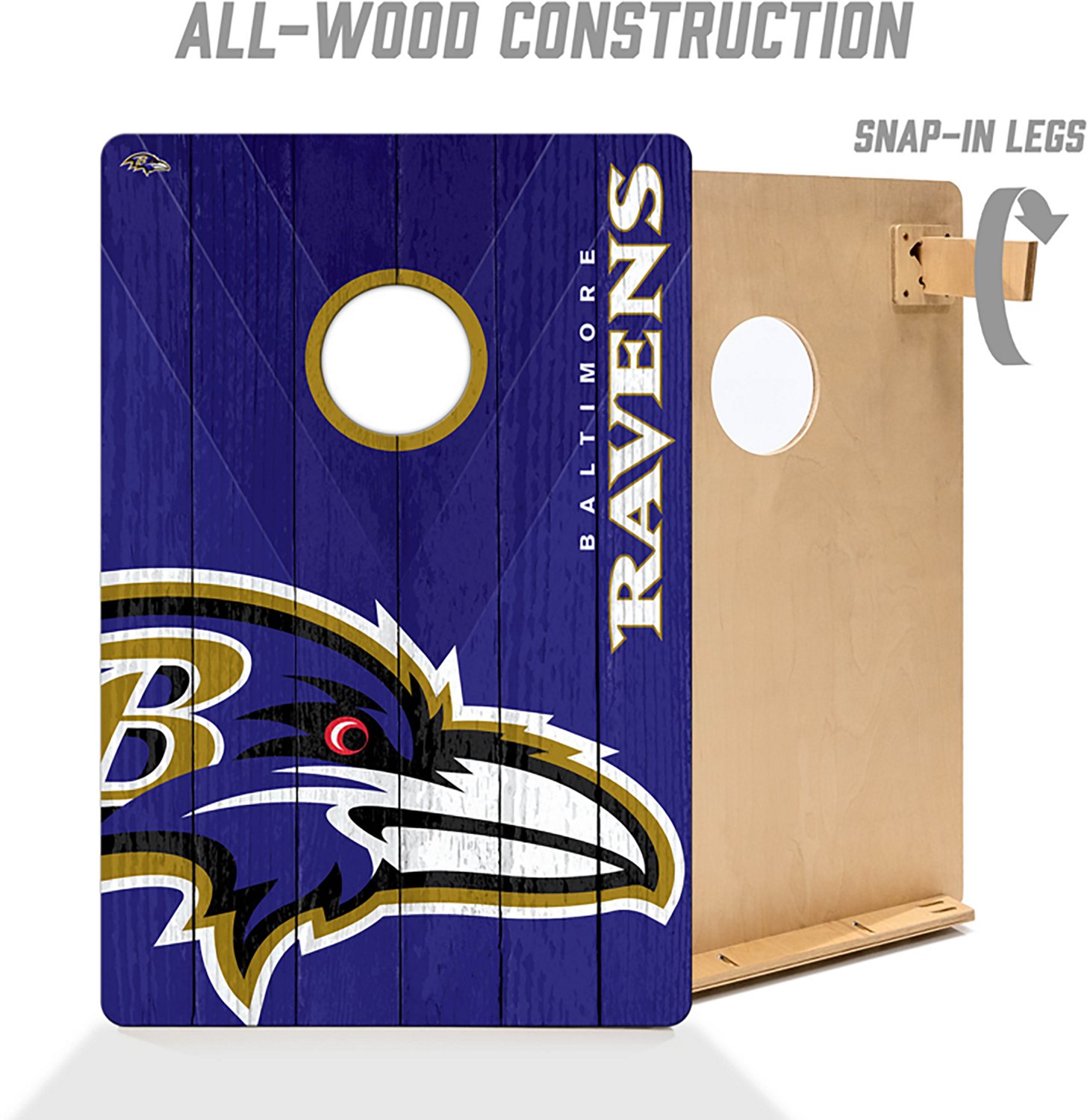 YouTheFan Baltimore Ravens 2' x 3' Cornhole Game - view number 2