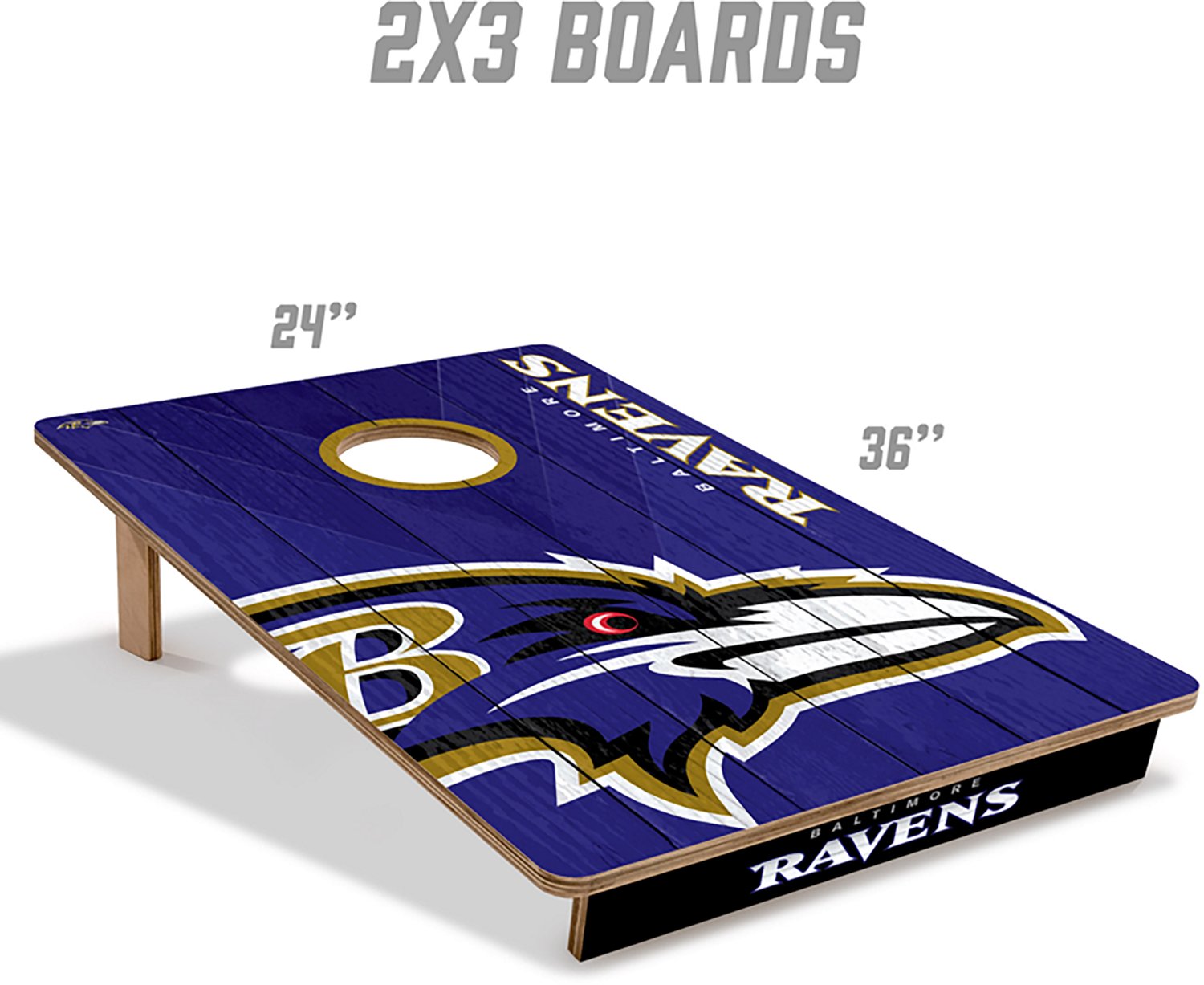 YouTheFan Baltimore Ravens 2' x 3' Cornhole Game - view number 5