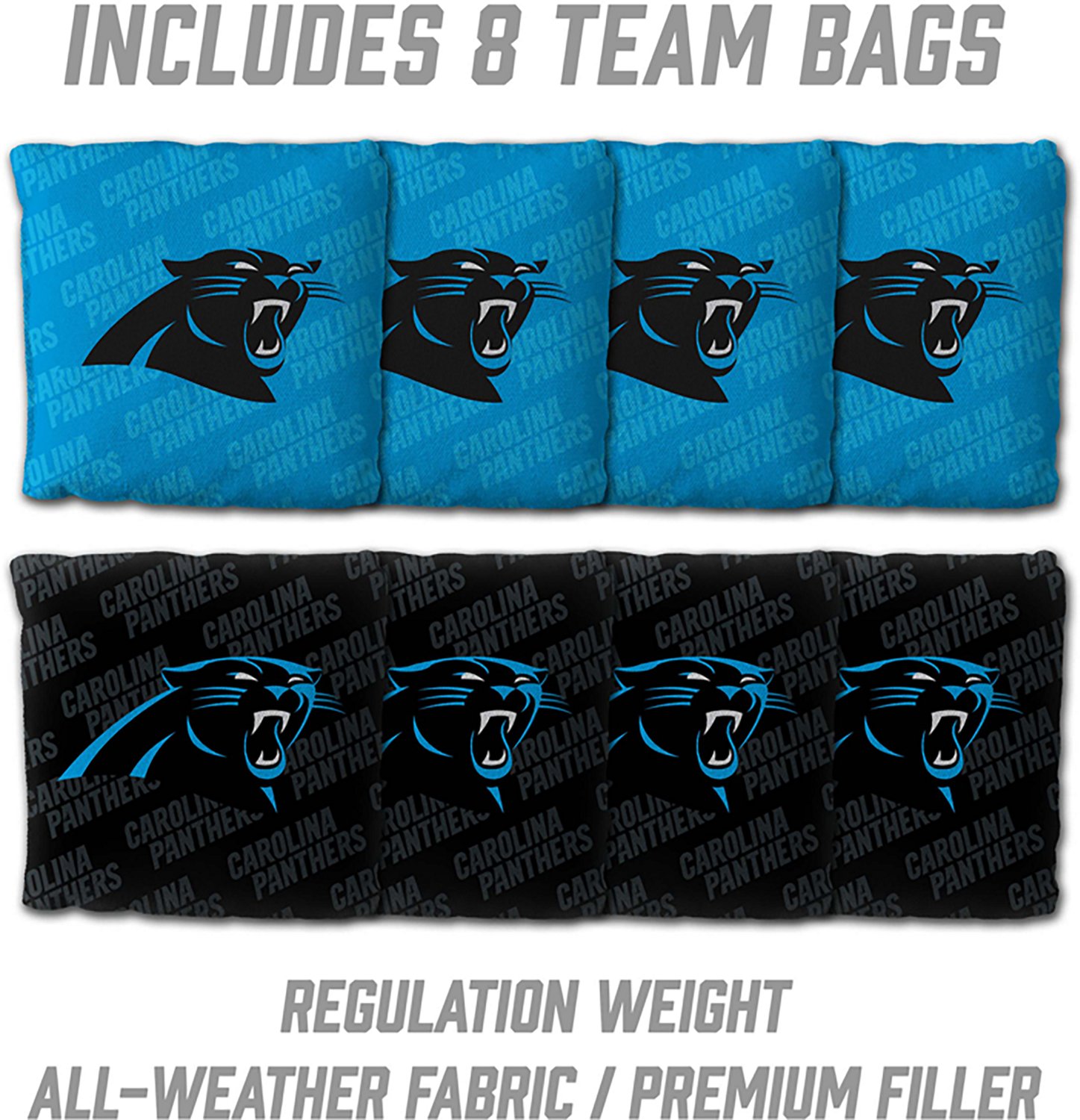 YouTheFan Carolina Panthers 2' x 3' Cornhole Game - view number 4