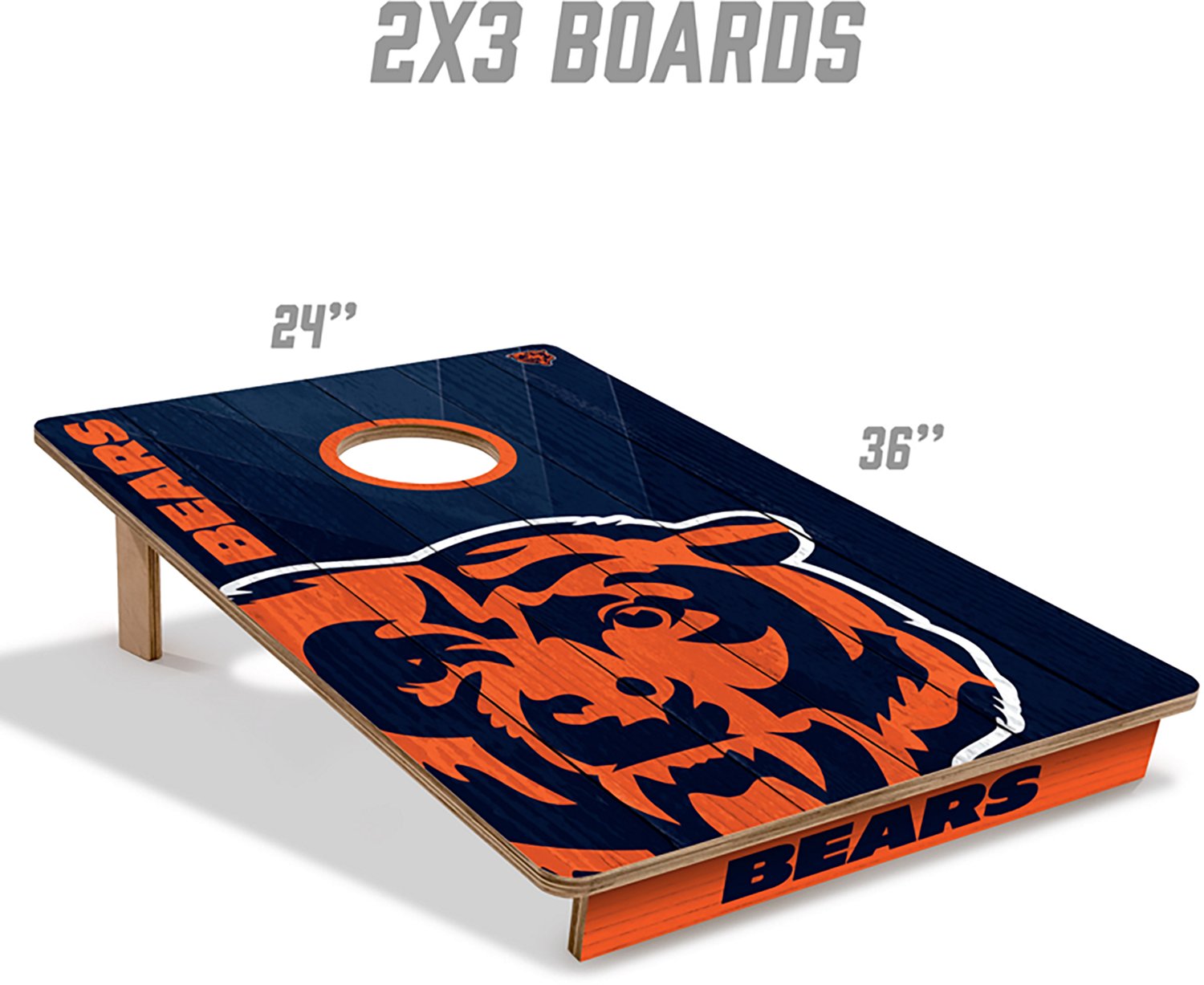 YouTheFan Chicago Bears 2' x 3' Cornhole Game - view number 5