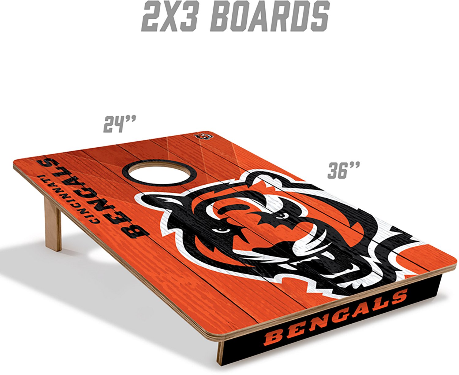 YouTheFan Cincinnati Bengals 2' x 3' Cornhole Game - view number 5