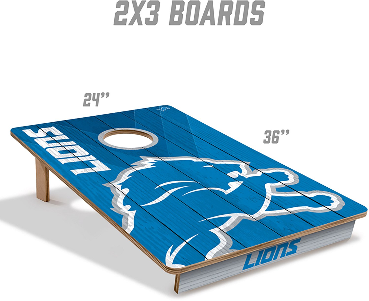 YouTheFan Detroit Lions 2' x 3' Cornhole Game - view number 5