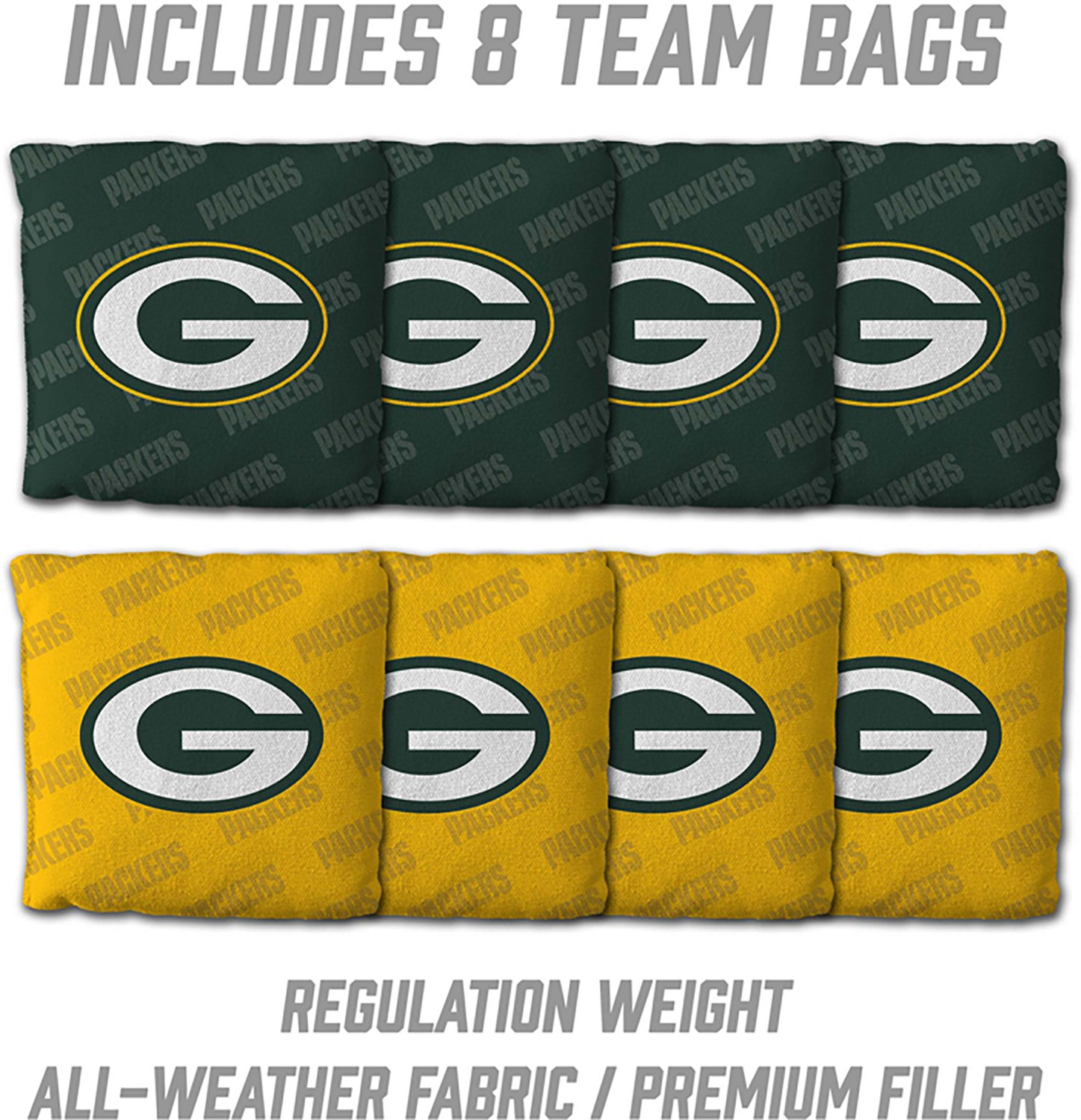 YouTheFan Green Bay Packers 2' x 3' Cornhole Game - view number 4