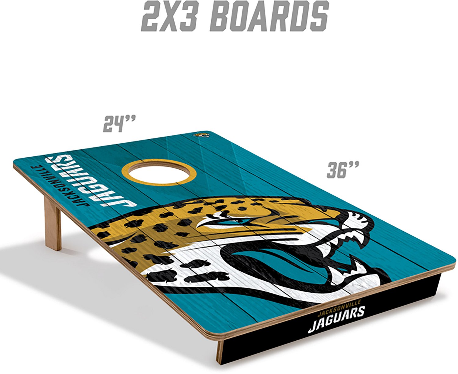 YouTheFan Jacksonville Jaguars 2' x 3' Cornhole Game - view number 5